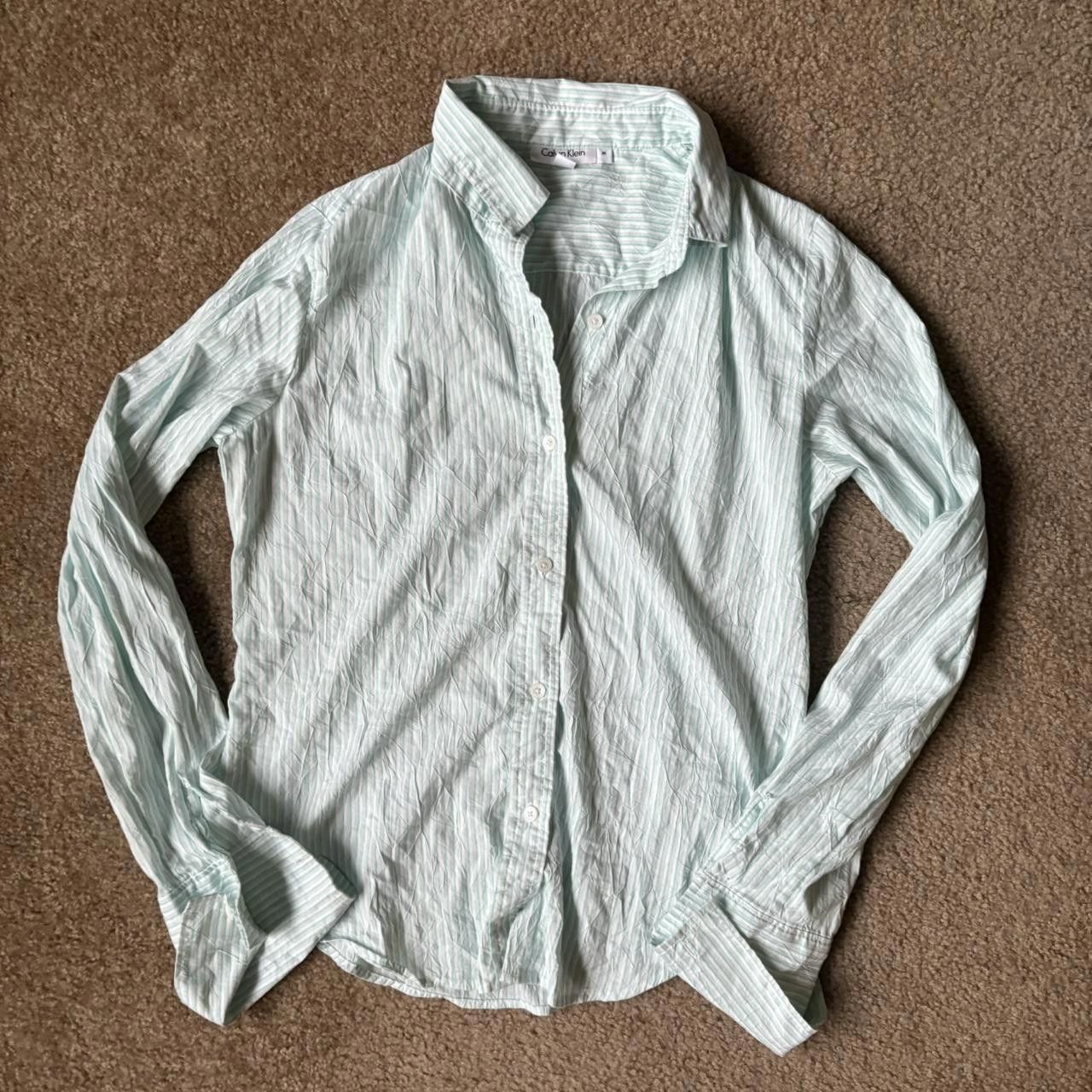 Calvin Klein Calvin Klein Striped Button Up Size S / US 4 / IT 40 - 1 Preview