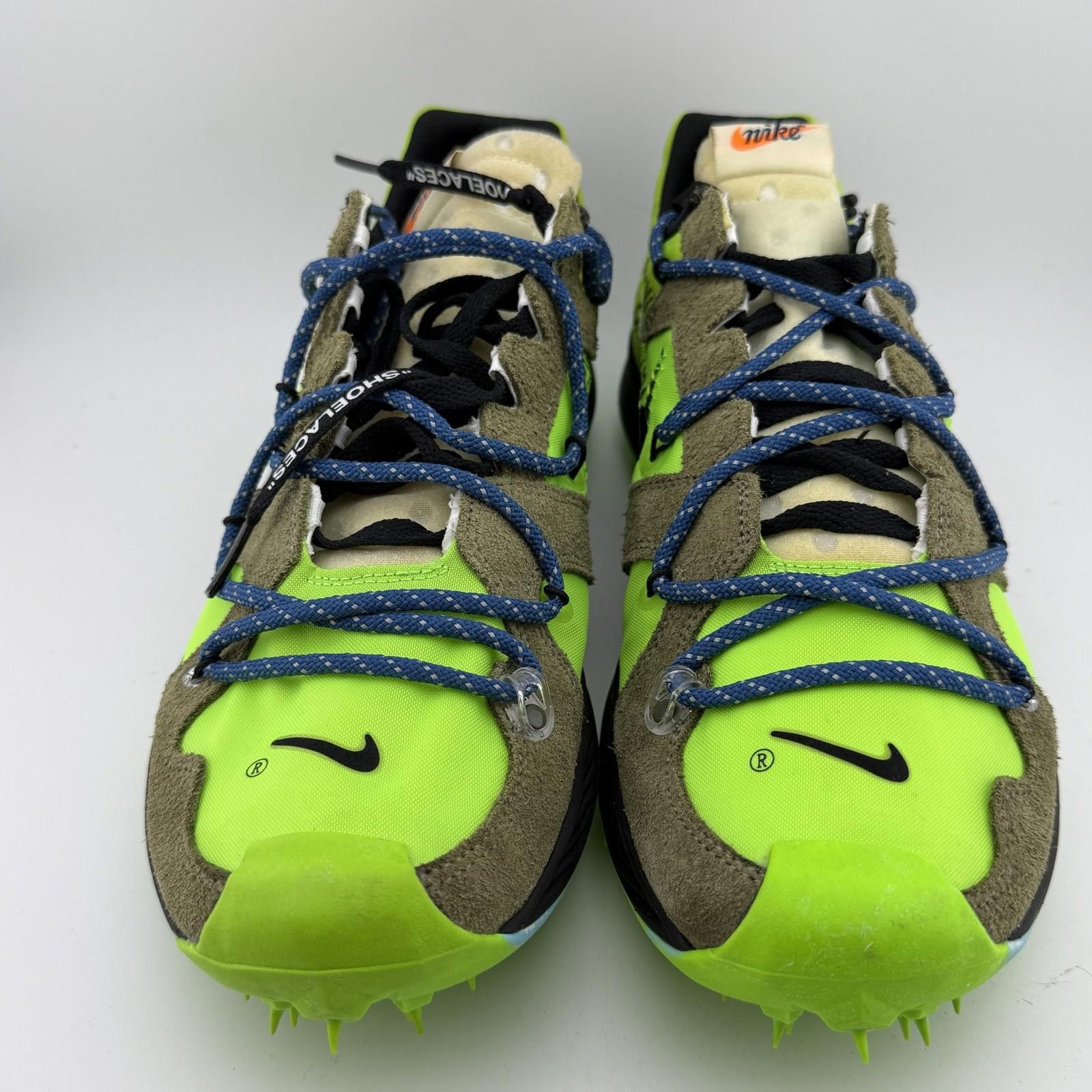 Nike Off-White x Nike Terra Tiger Green 12W Used Size US 12 / IT 42 - 3 Thumbnail