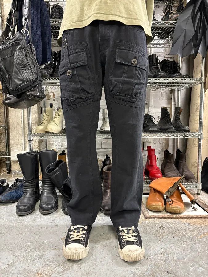 Roberto Cavalli AW2005 Cavalli Black Cargo Pants Size US 30 / EU 46 - 2 Thumbnail