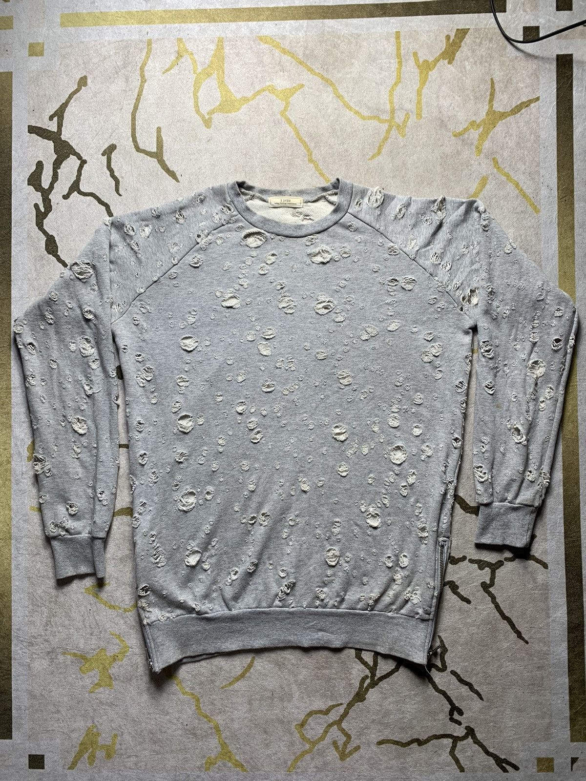 Beauty Beast × Japanese Brand × Vintage Distressed Japanese i lode poem punk longsleeve Size US L / EU 52-54 / 3 - 1 Thumbnail