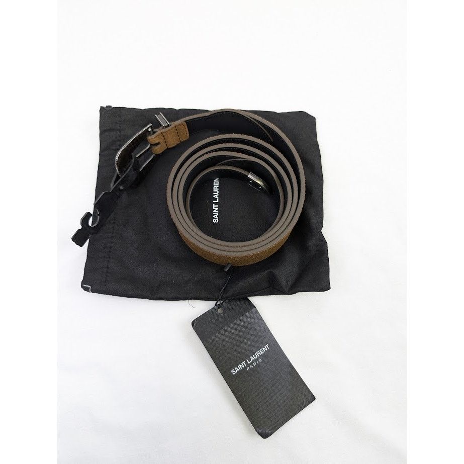 Saint Laurent Paris o1rshd1 Size:110 CM / Cintura Otterproof Aged Belt Dark Land Size 42 - 15 Thumbnail
