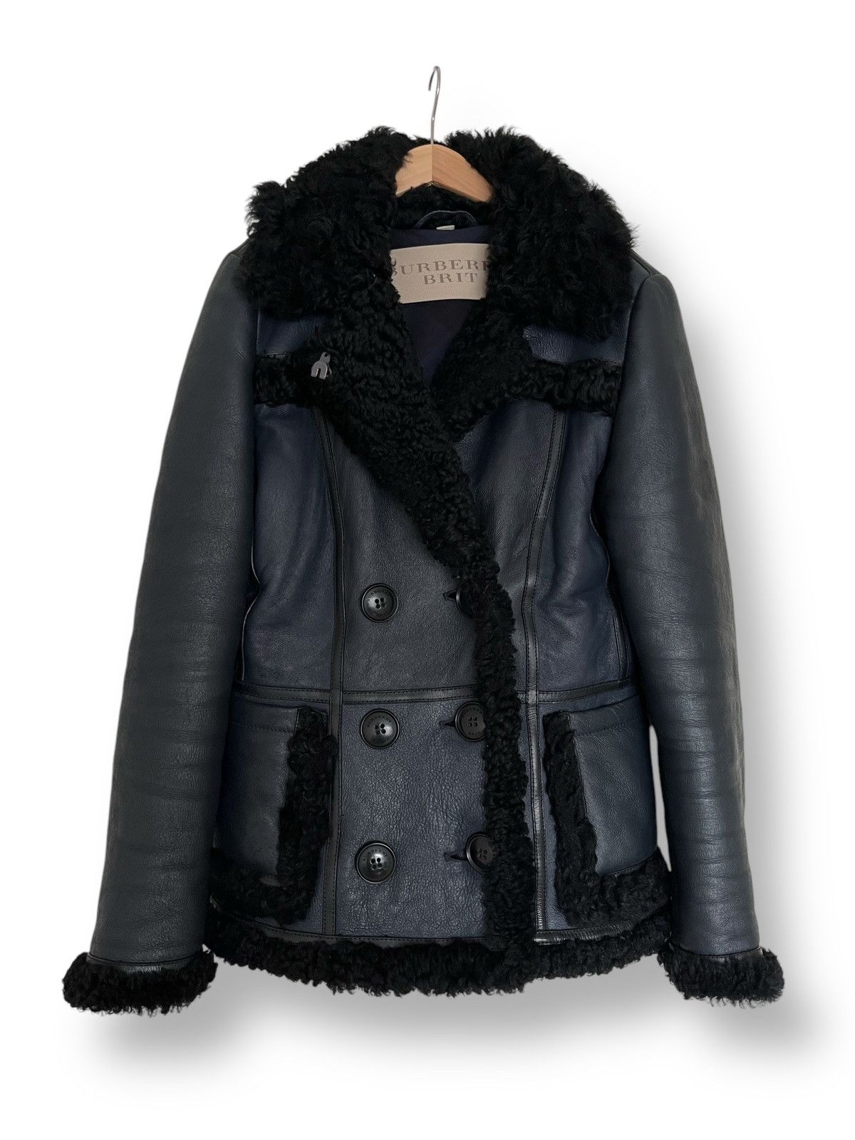 Burberry Burberry Brit shearling coat IT38 Size XS / US 0-2 / IT 36-38 - 1 Thumbnail