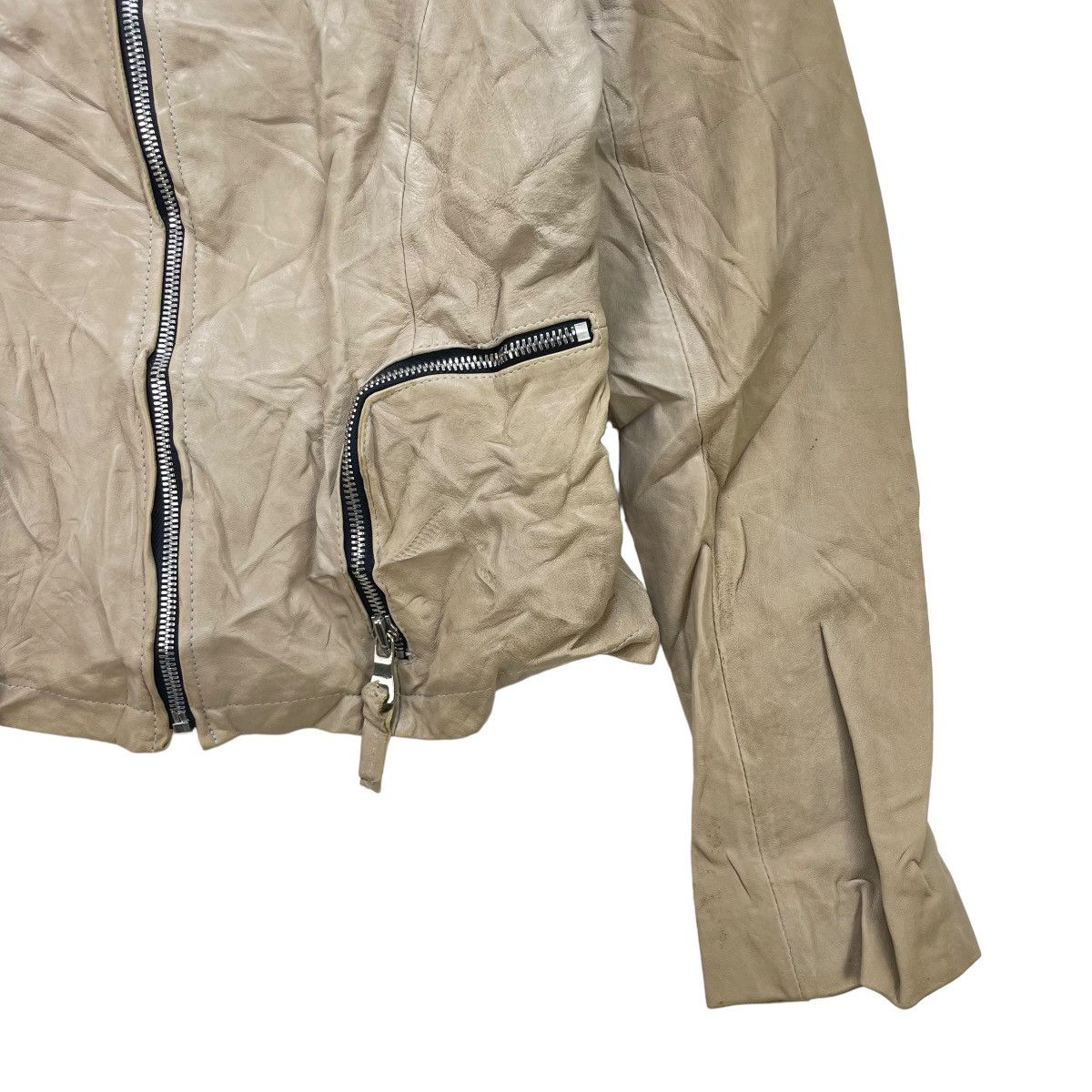 Genuine Leather × Japanese Brand Japanese Brand Andrew Lamb Leather Jacket Size M / US 6-8 / IT 42-44 - 9 Thumbnail
