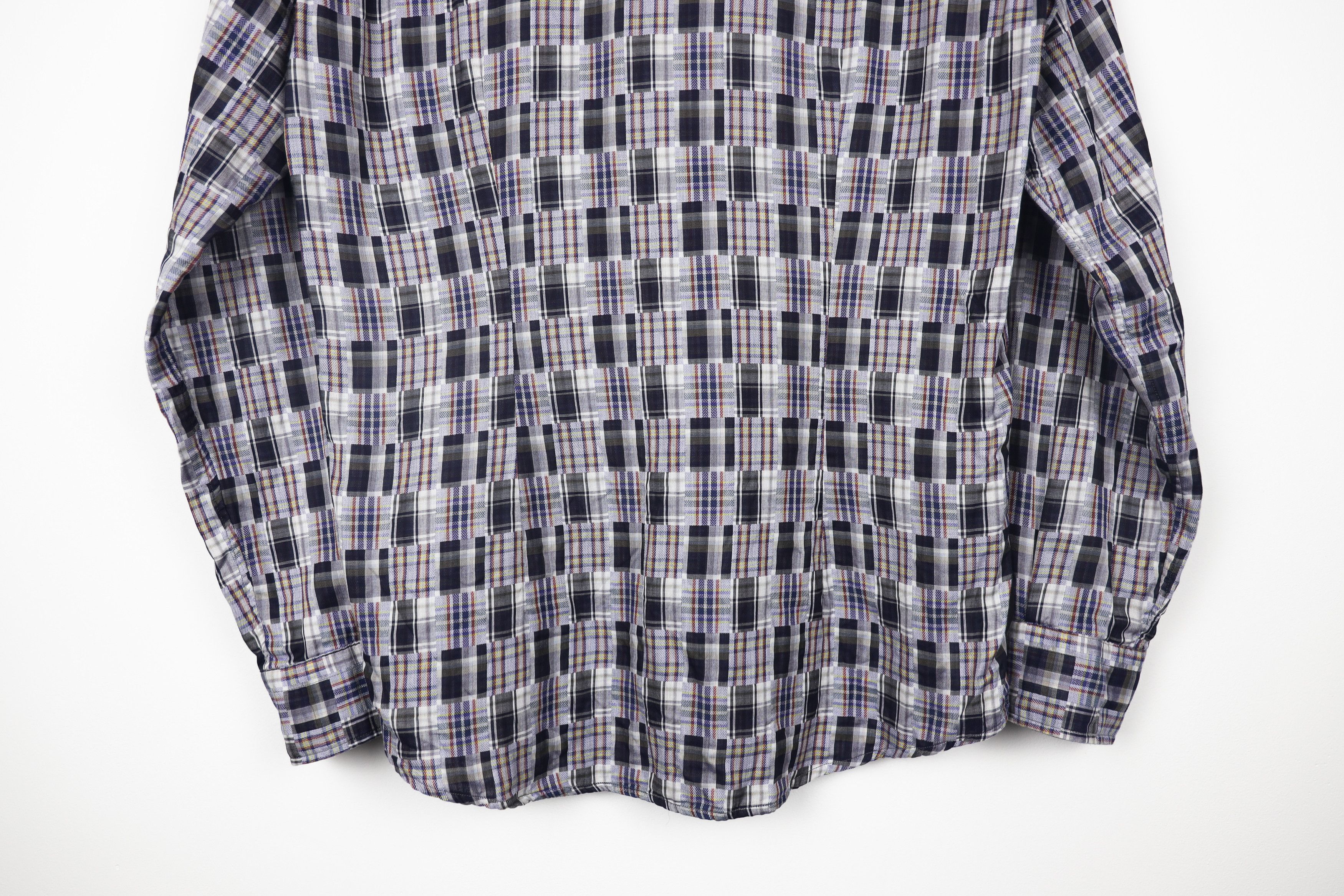 Missoni Missoni Patchwork Color Block Plaid Check Shirt 50 size Size US M / EU 48-50 / 2 - 10 Thumbnail
