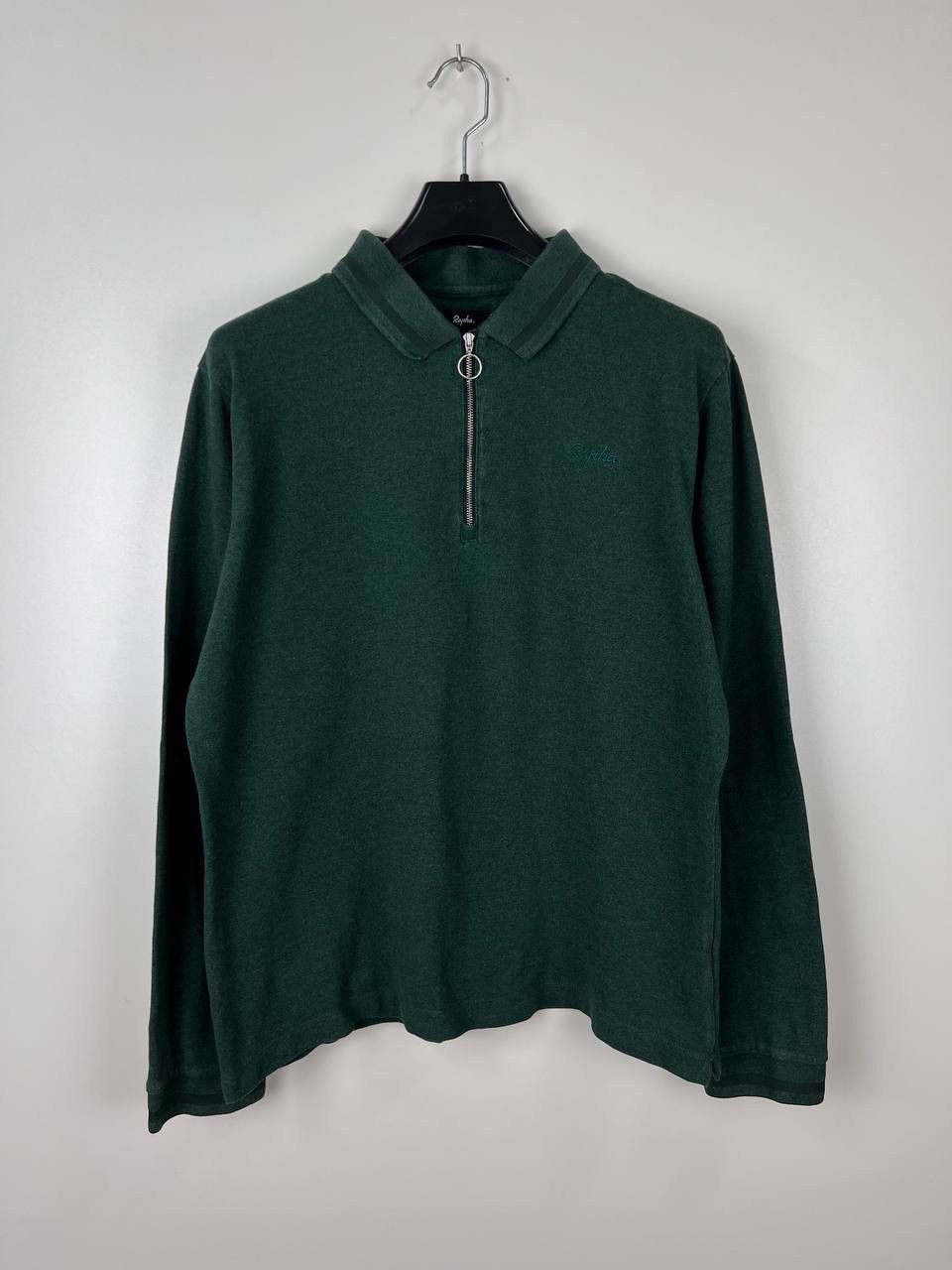 Rapha Rapha logo long sleeve zip polo size L Size US L / EU 52-54 / 3 - 1 Thumbnail