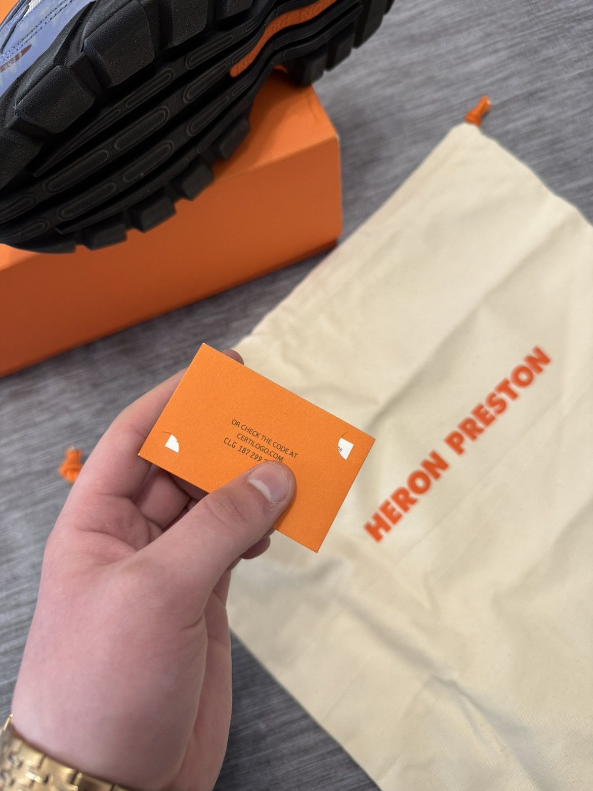 Heron Preston Heron Preston Block Stepper Mule Size US 12 / EU 45 - 4 Thumbnail