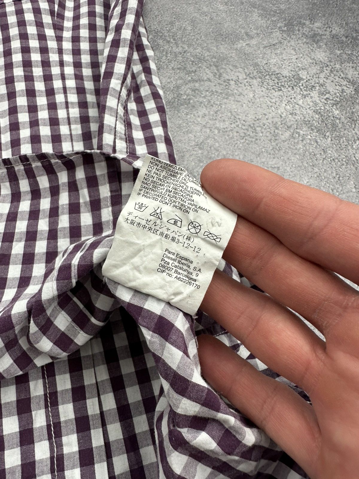 Diesel Vintage Diesel Button Up Short Sleeve Shirt Y2K Checkered Size US XL / EU 56 / 4 - 11 Thumbnail