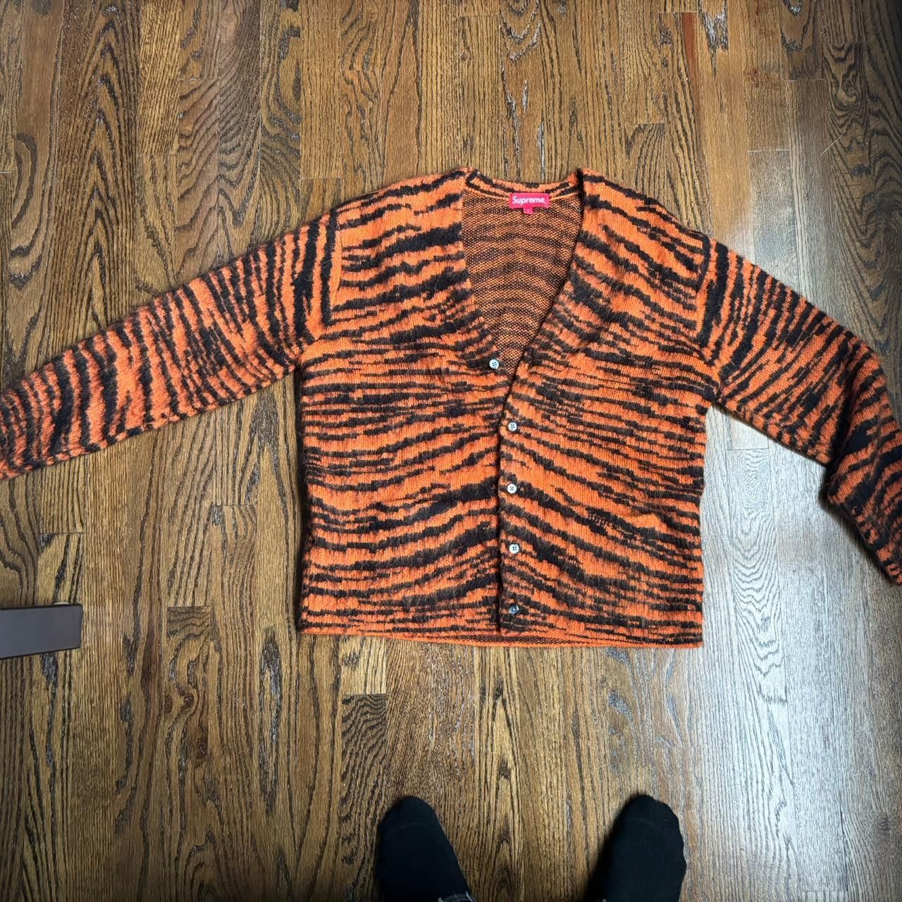 トップス 20AW Supreme Brushed Mohair Cardigan XL Supreme Cardigan | Grailed