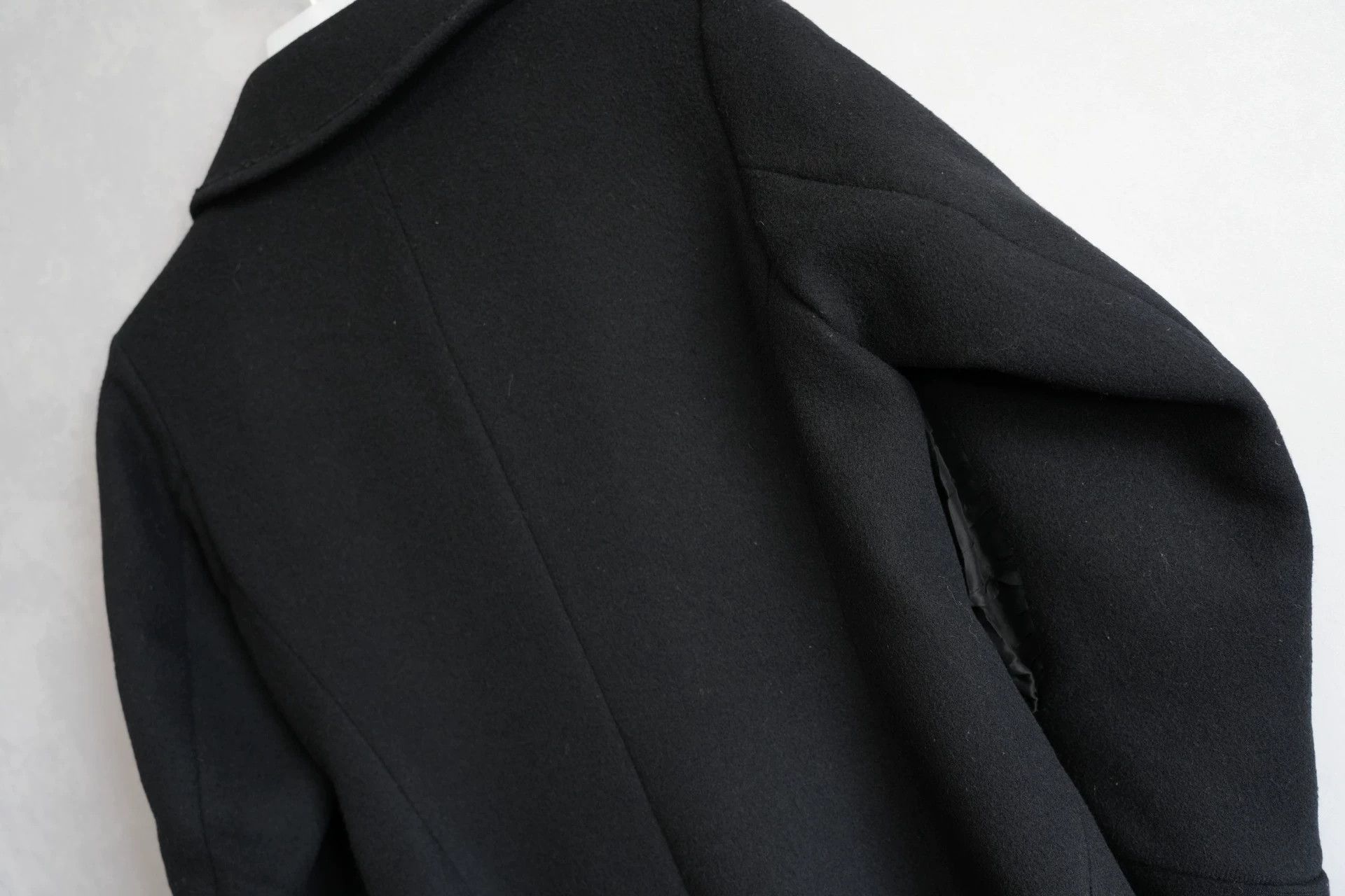 Yohji Yamamoto Yohji Yamamoto 95AW Runway Cut Raw Hem Coat S Size S / US 4 / IT 40 - 6 Thumbnail