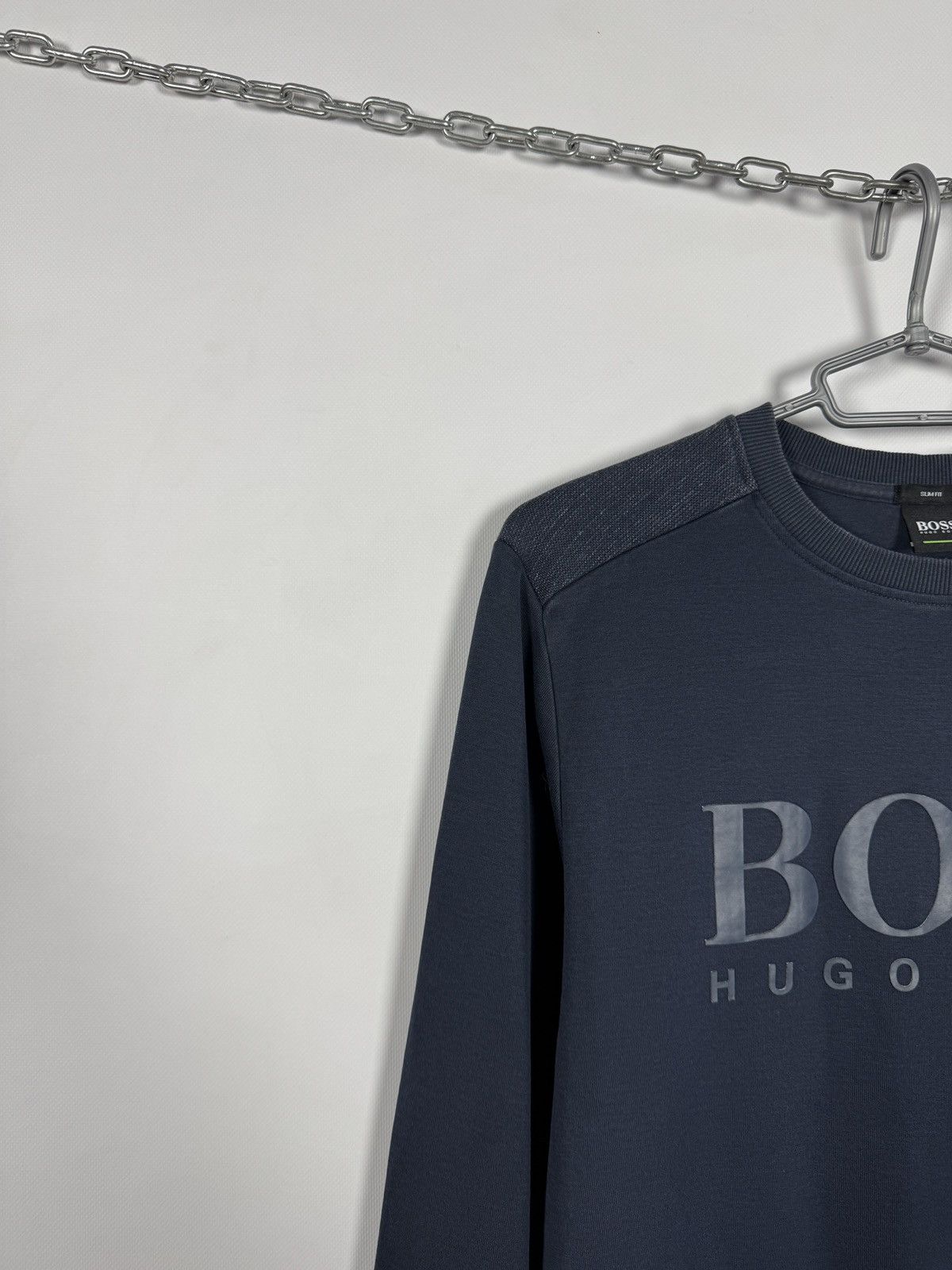 Hugo Boss BOSS Hugo Boss Crewneck Sweatshirt Pullover Big Print Size L Size US L / EU 52-54 / 3 - 3 Thumbnail