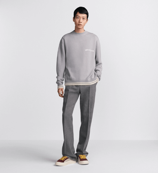 Dior o1w1db10525 443M65 Tag Sweater in Gray Size US M / EU 48-50 / 2 - 5 Thumbnail