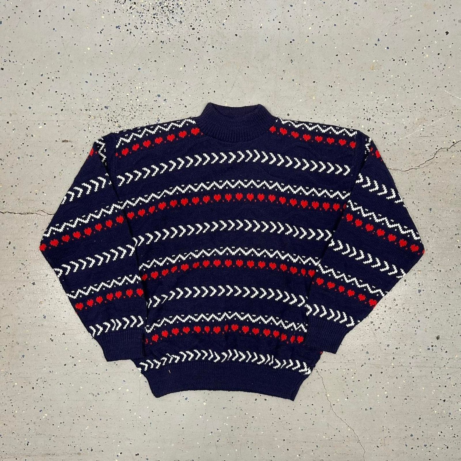 Other VTG Navy & red American pride sweater Size L / US 10 / IT 46 - 1 Thumbnail