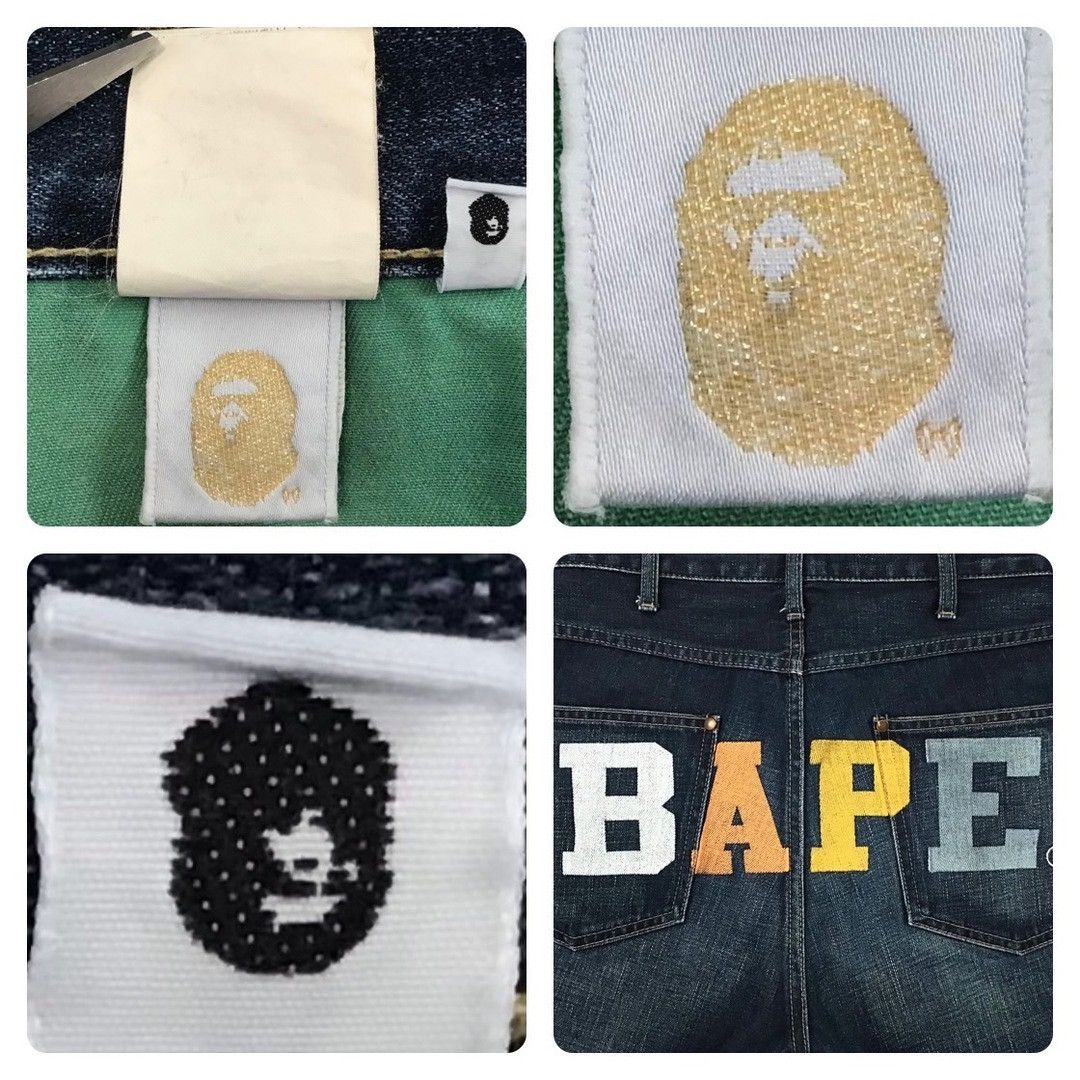 Bape 🔥Matsuyama store color🔥 BAPE LOGO Denim Shorts NIGO ★size S Size US 30 / EU 46 - 9 Thumbnail
