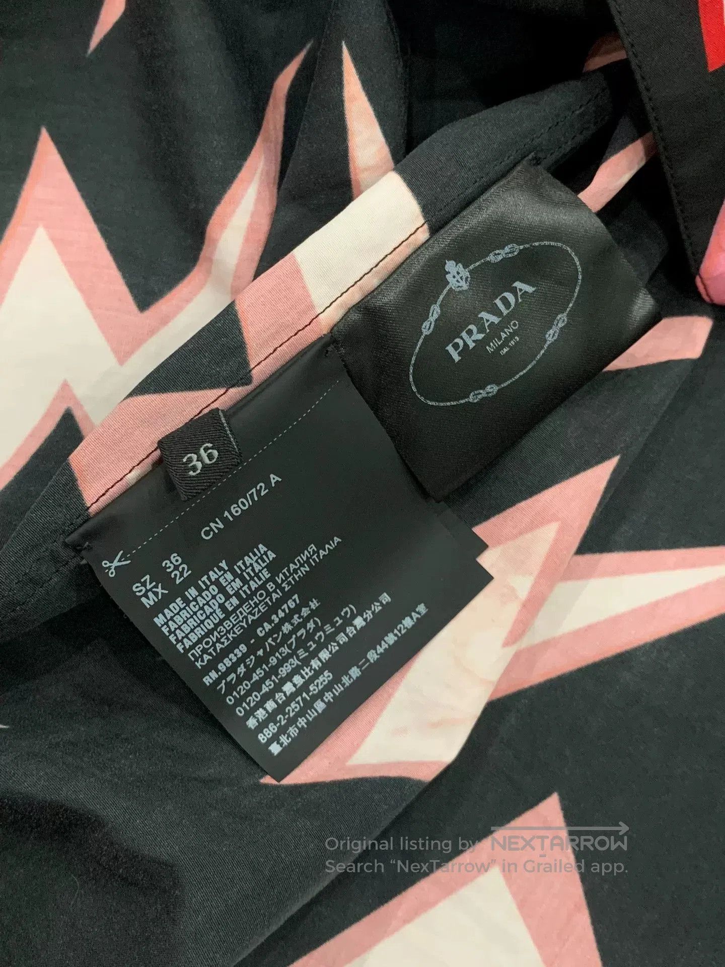 Prada Prada Frankenstein Lightning Heart Shirt. Size XS / US 0-2 / IT 36-38 - 8 Thumbnail