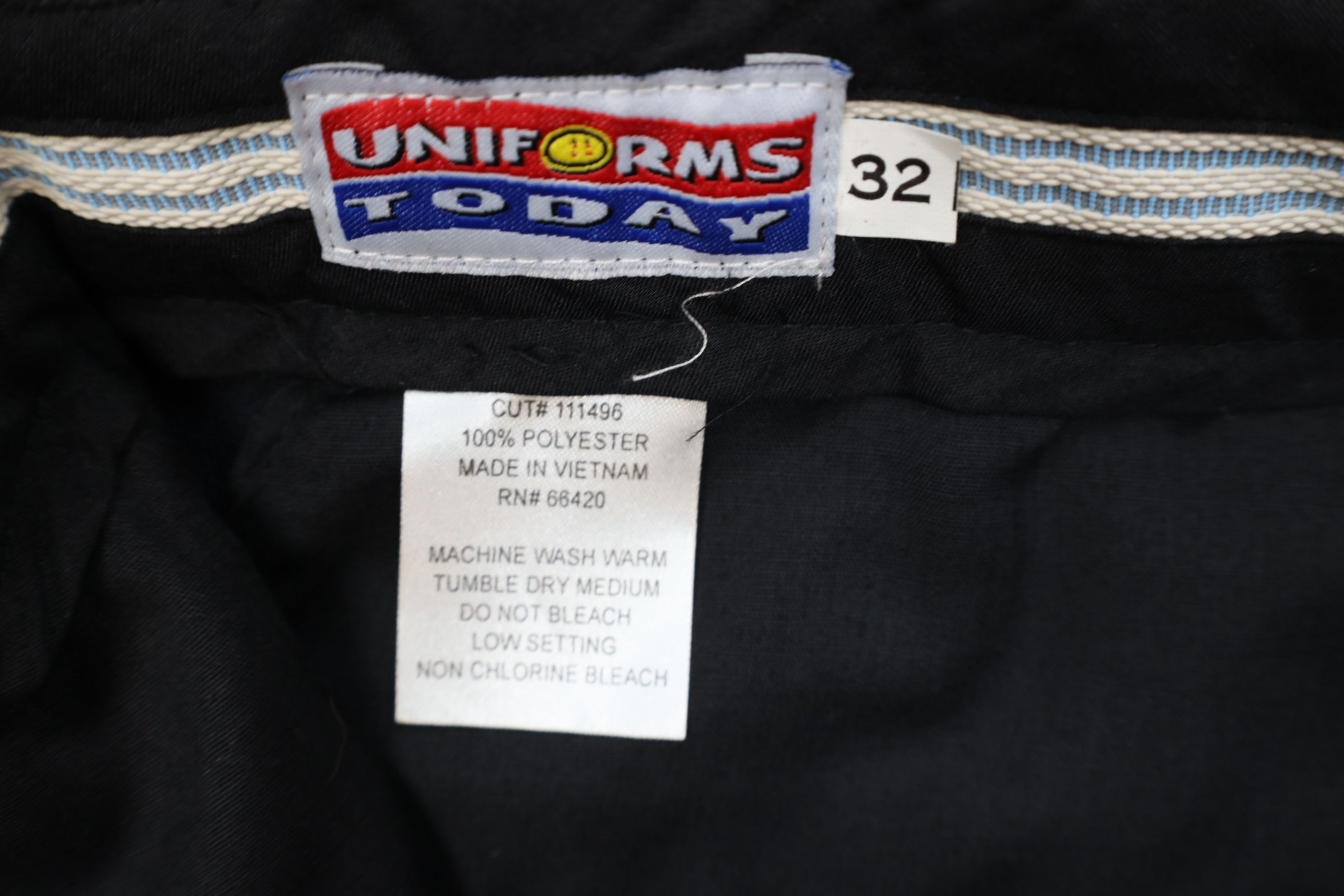 Vintage Deadstock Vintage 90s Streetwear Wide Leg Chino Pants Blue Size US 32 / EU 48 - 7 Thumbnail