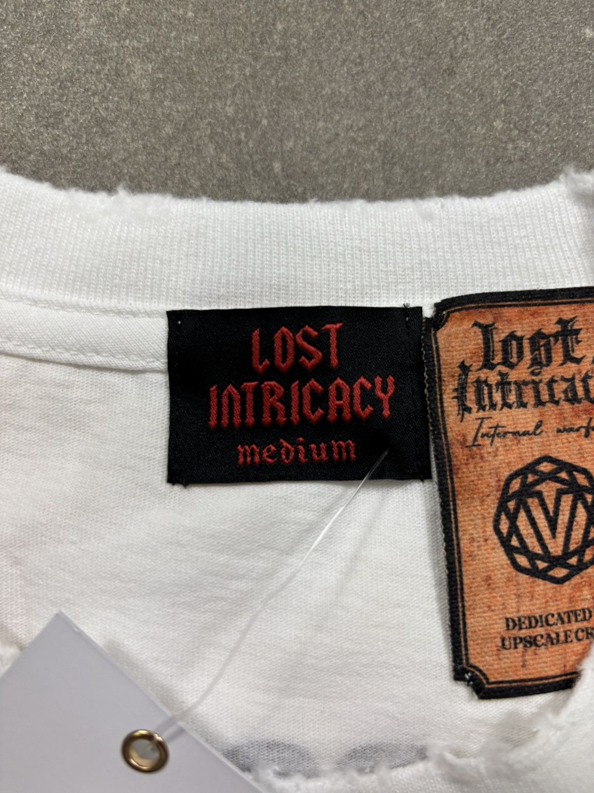 LOST INTRICACY Lost Intricacy Lost Outline Shirt, White Size US M / EU 48-50 / 2 - 7 Thumbnail