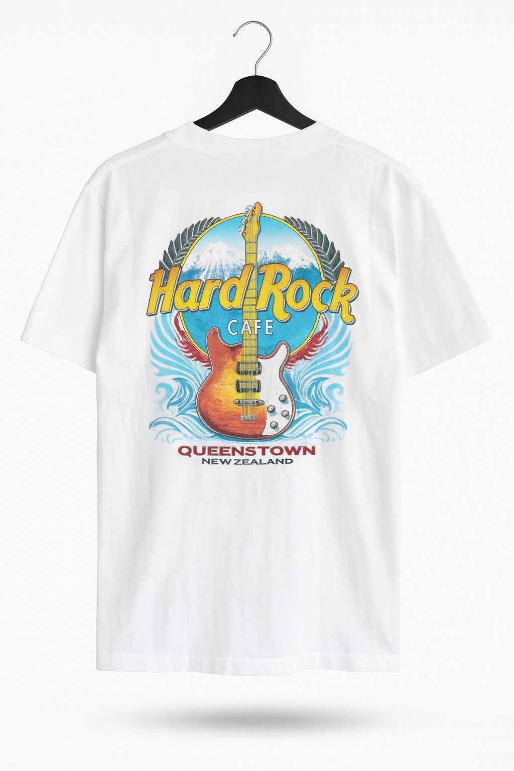 Hard Rock Cafe Vintage Hard Rock Cafe Queenstown New Zealand White Graphic Size US S / EU 44-46 / 1 - 1 Thumbnail