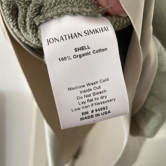Jonathan Simkhai NEW Jonathan Simkhai Channing Terry sweatshirt sleeveless Size S / US 4 / IT 40 - 12 Thumbnail
