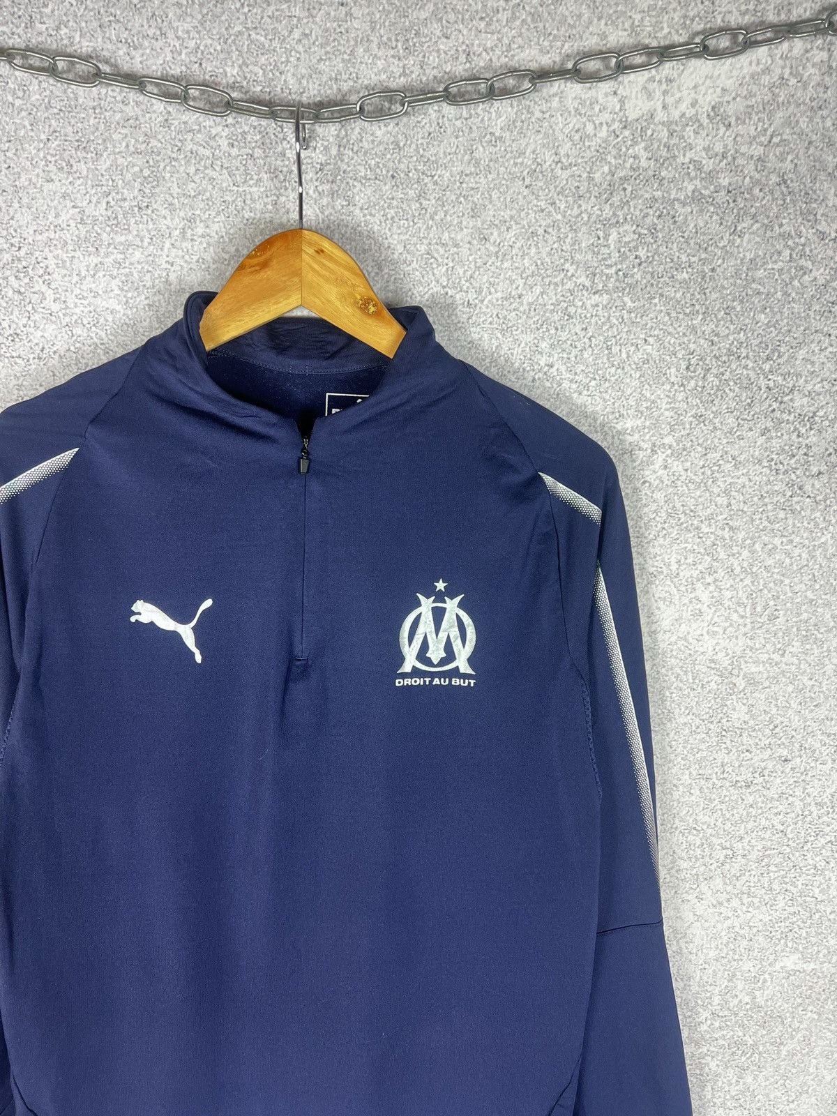 Puma Marseille Olympic Puma Soccer Track Top Football Kit Size US S / EU 44-46 / 1 - 2 Thumbnail
