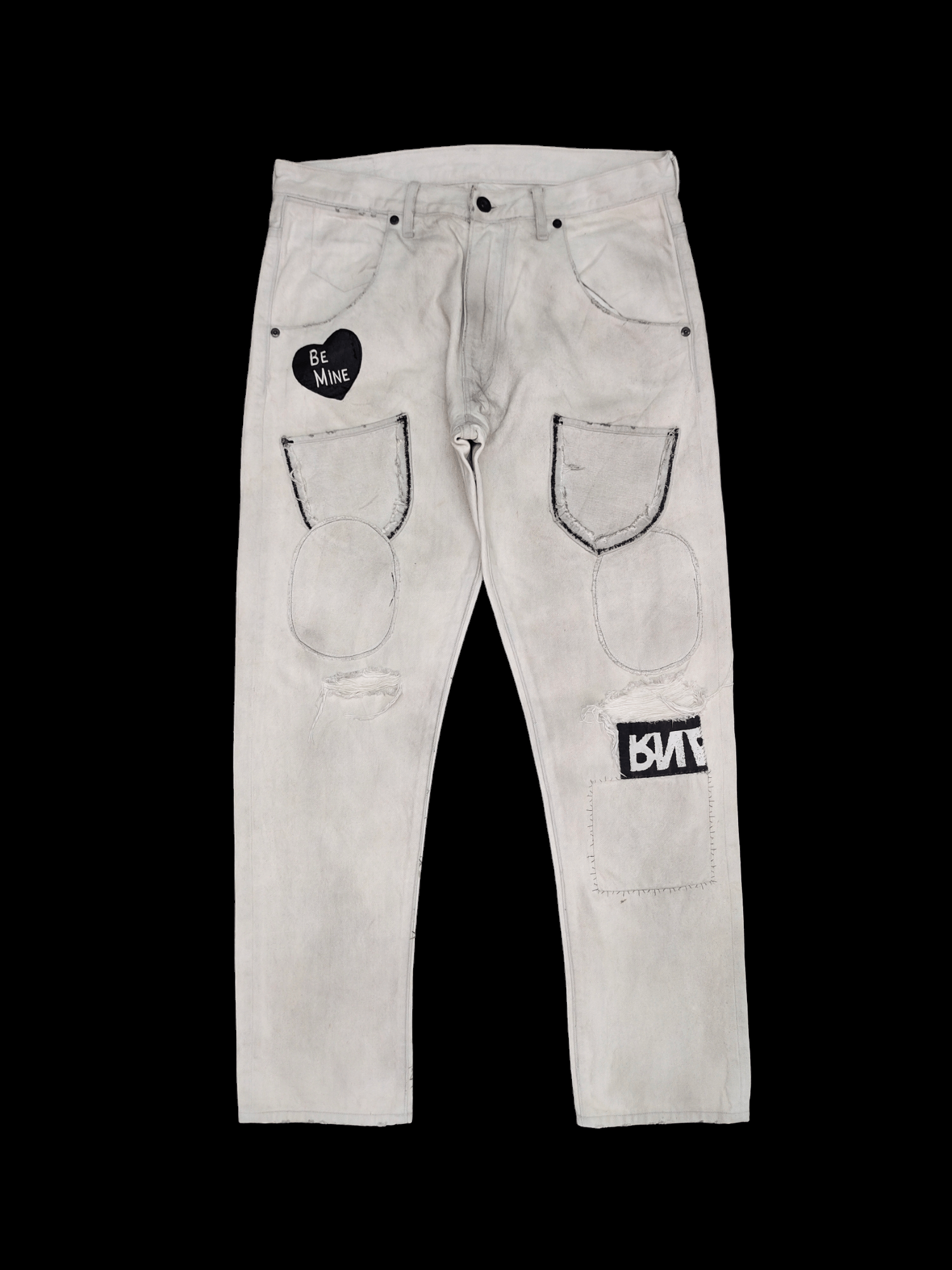 If Six Was Nine Seditionaries Jeans Rna Dirty Wash Punk Gothic Streetwear Size US 31 - 1 Thumbnail