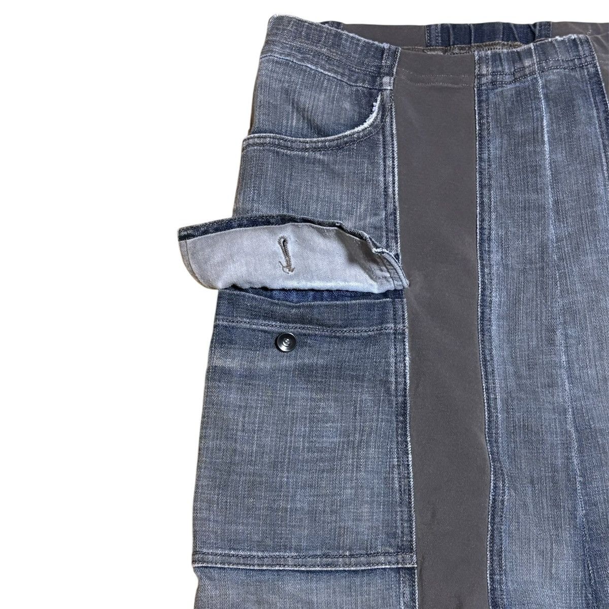 Rick Owens Drkshdw 2000s DRKSHDW OLMAR AND MIRTA MEMPHIS CARGO CROPPED TROUSERS Size US 31 - 5 Thumbnail