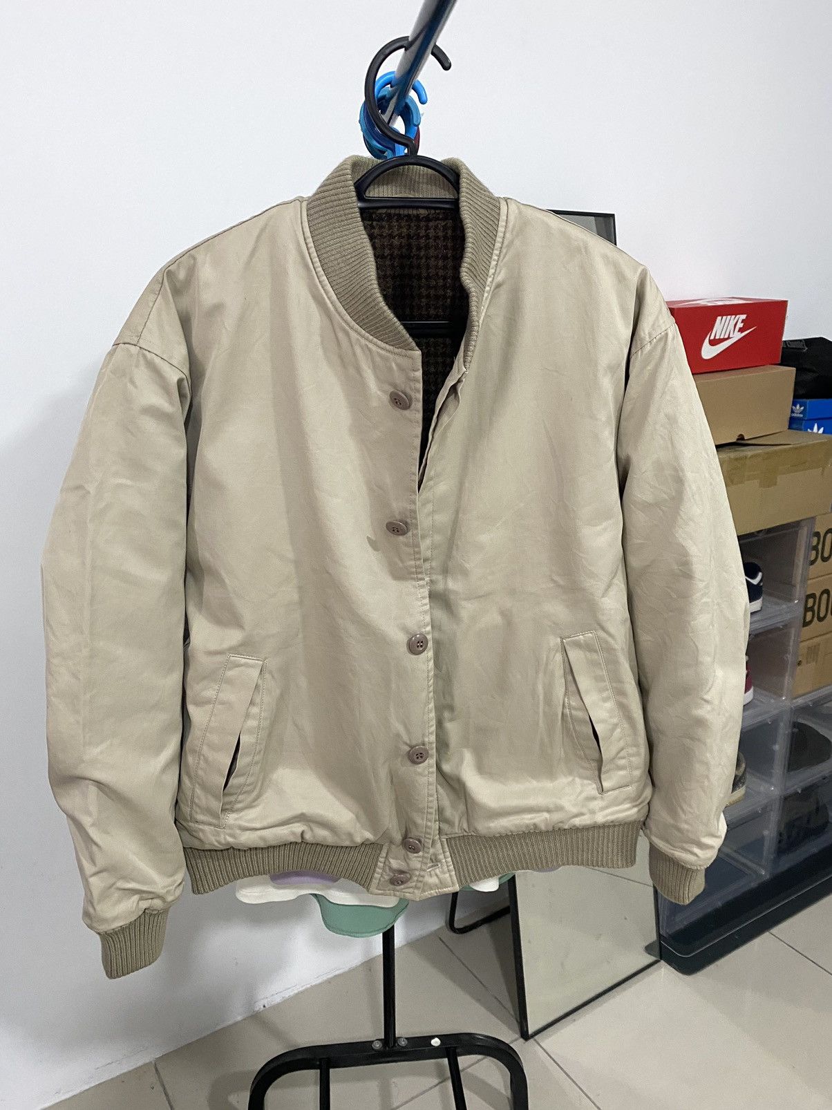 Comme des Garcons 90s Vintage Comme des garcons Homme Bomber Jacket Size US M / EU 48-50 / 2 - 4 Thumbnail