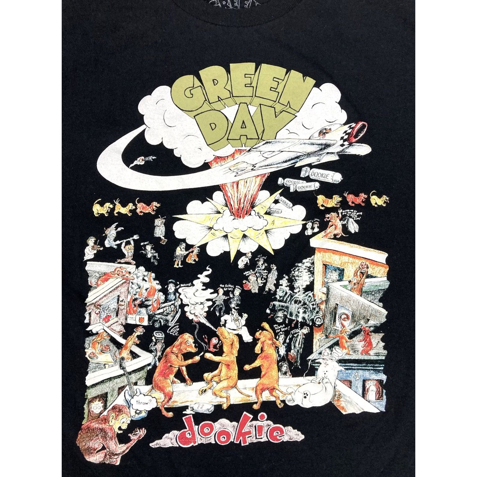 Etro VINTAGE Green Day Dookie Retro Graphic Shirt Women XS? Size S / US 4 / IT 40 - 2 Thumbnail
