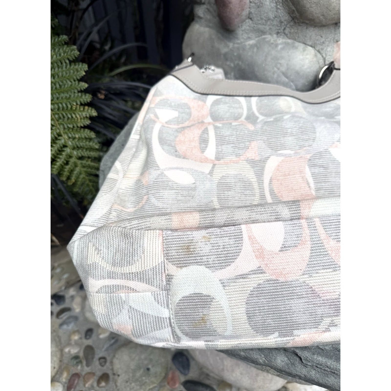 Coach Coach SoHo Lynn Hobo Shoulder Bag Purse Womens Gray Medium Size ONE SIZE - 5 Thumbnail