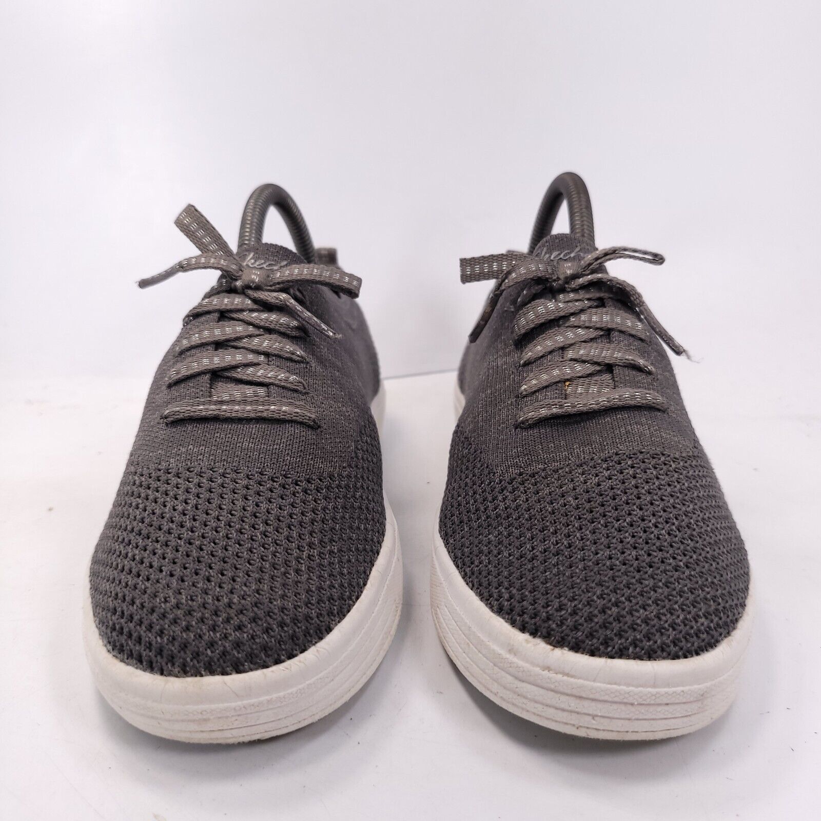 SKECHERS Skechers Just a Lil Knit Shoe Womens Size 7 49563 Gray White Size US 7 / IT 37 - 2 Thumbnail