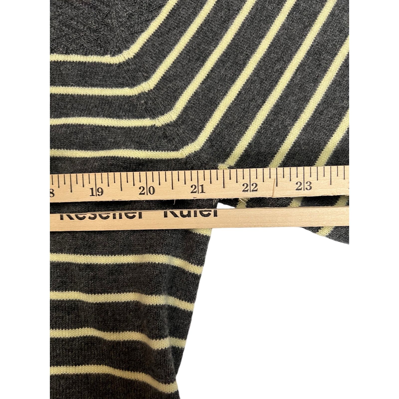 Zara Zara Man Sweater XL Striped Gray Long-Sleeve Knit Pullover Size US XL / EU 56 / 4 - 10 Thumbnail