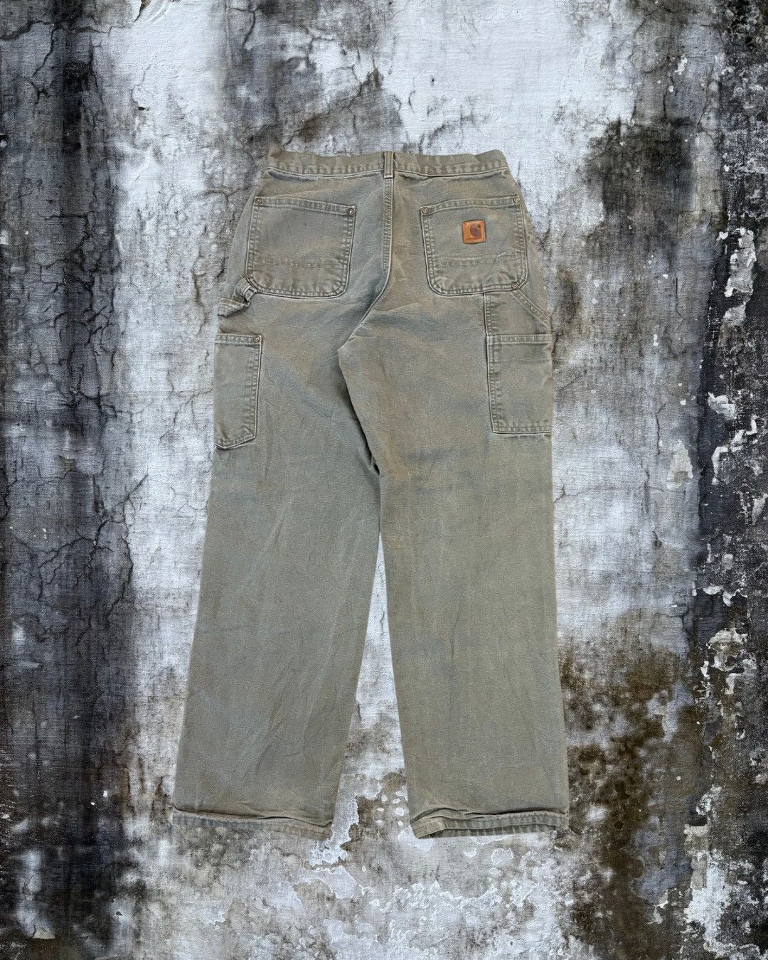 Carhartt Moss Green Carhartt Double Knee Pants - B136 MOS Size US 30 / EU 46 - 2 Thumbnail