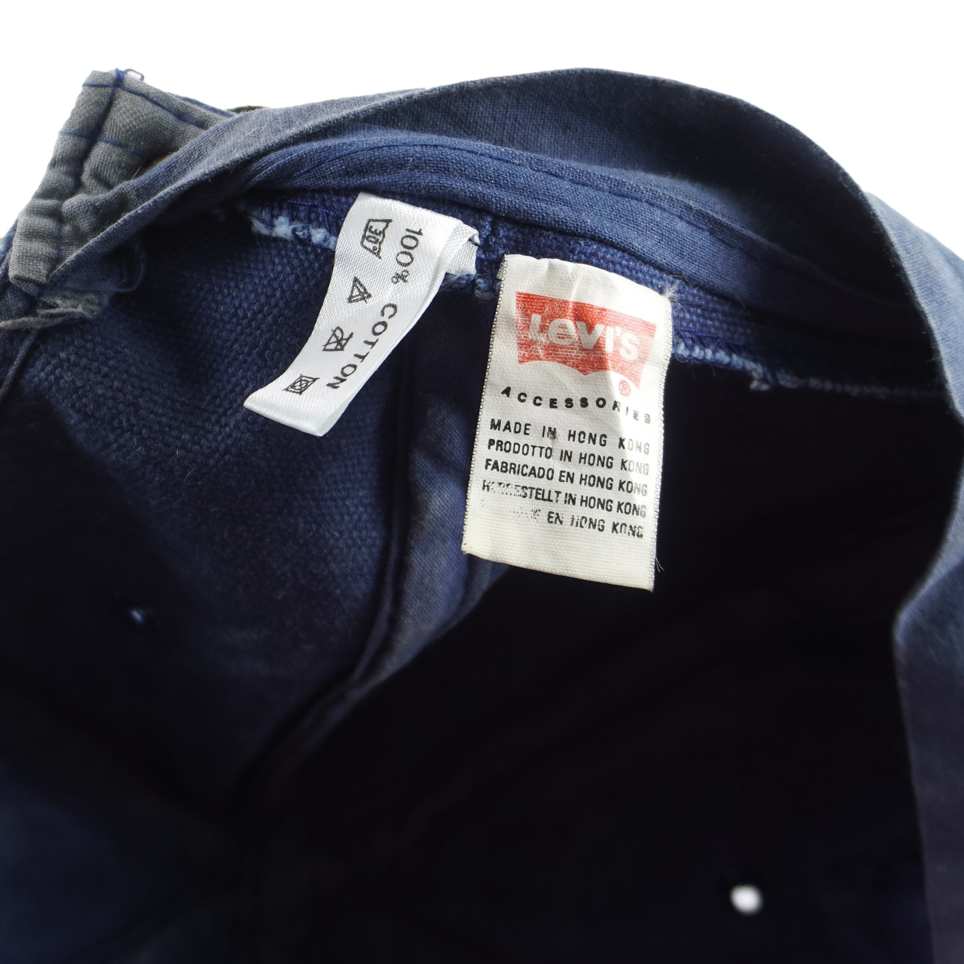 Levi's Vintage - Blue Denim Spell-Out Strap Back Hat Size ONE SIZE - 5 Thumbnail