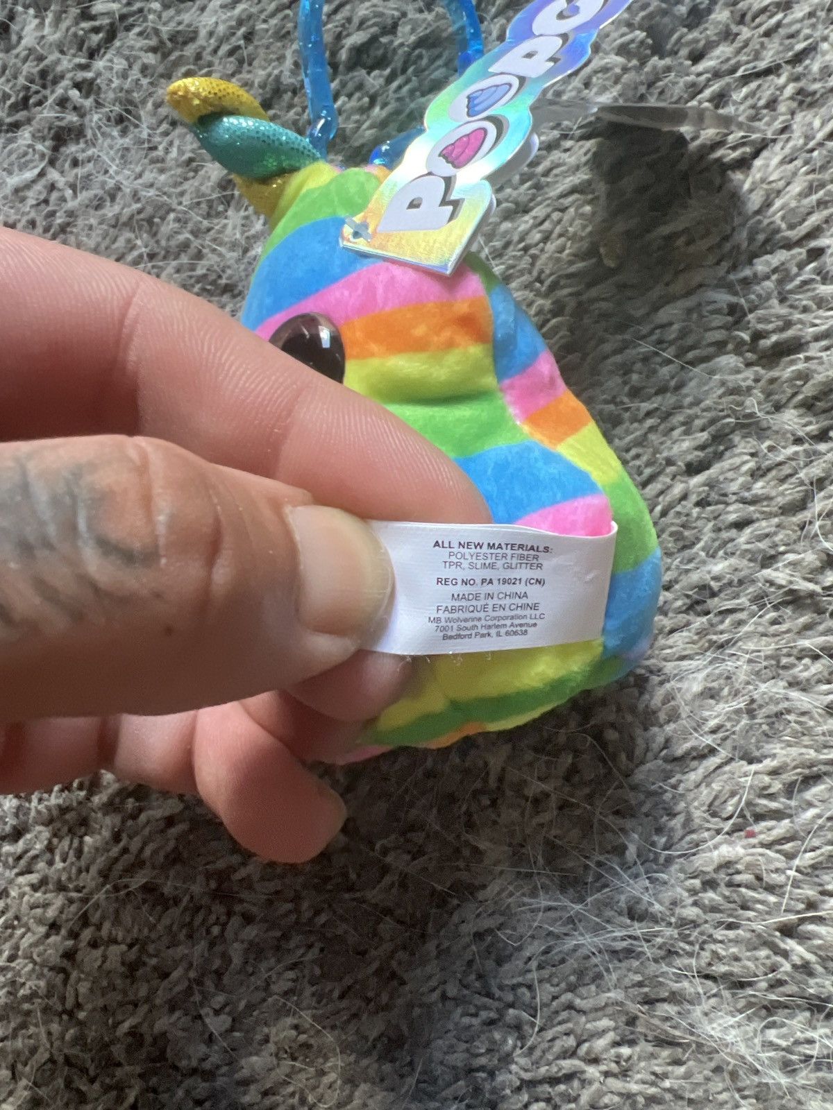 Hypebeast 2020 Poopchi’s Poo Rainbow Plush Keychain Size ONE SIZE - 9 Thumbnail