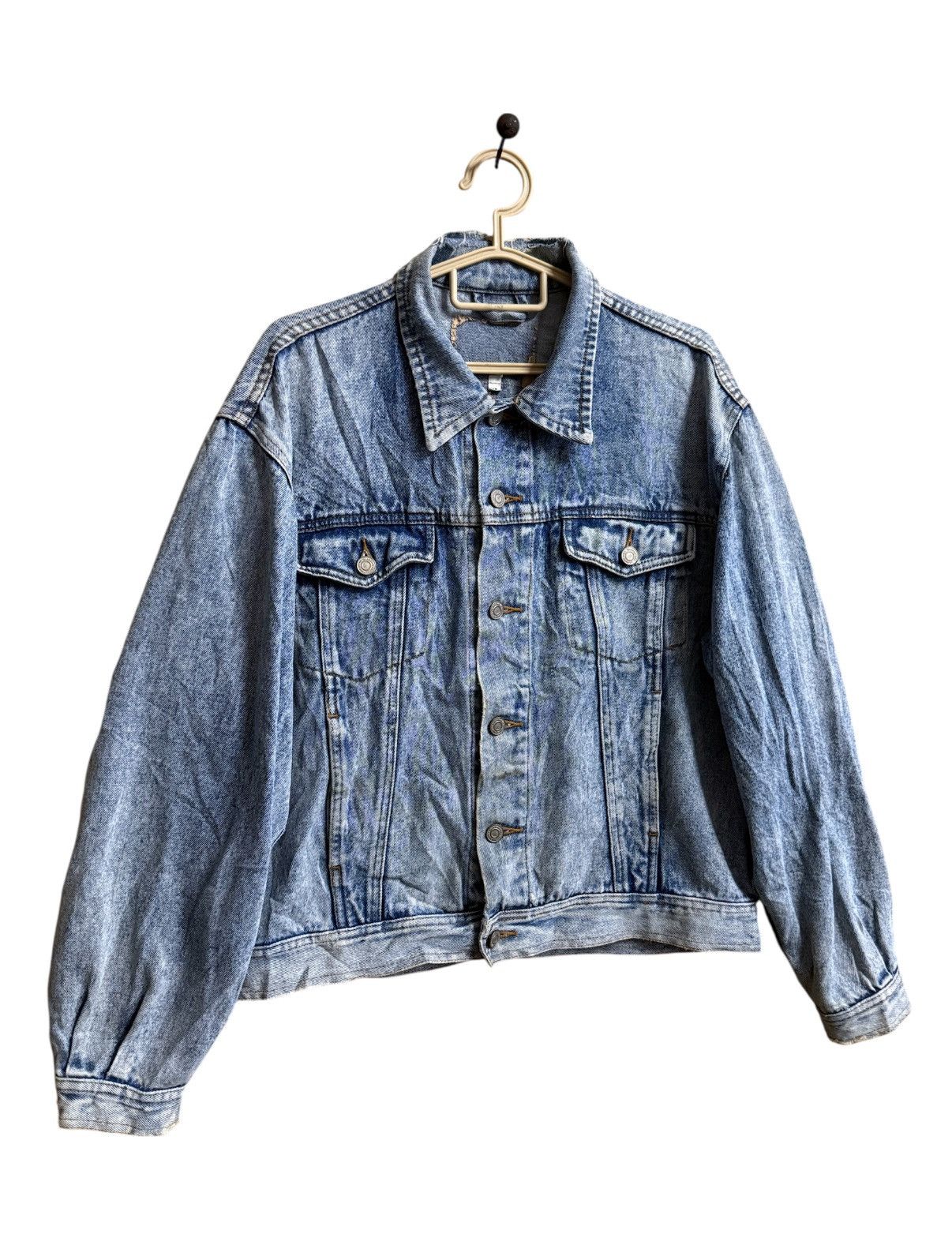 Japanese Brand Denim Jacket 80s Vintage Size US M / EU 48-50 / 2 - 2 Thumbnail