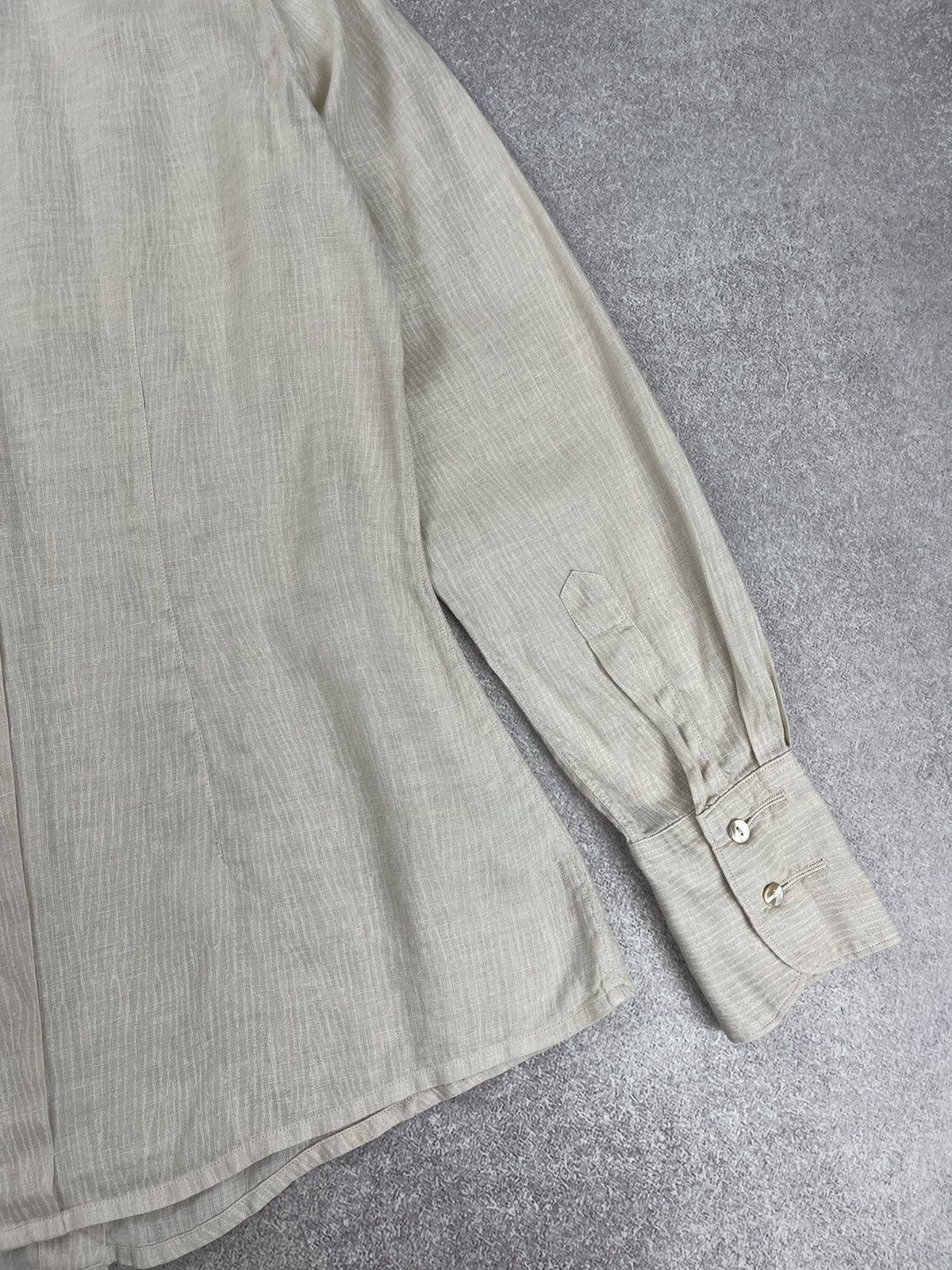 C.P. Company C.P. Company Linen Long Sleeve Shirt Size 46 Size L / US 10 / IT 46 - 9 Thumbnail