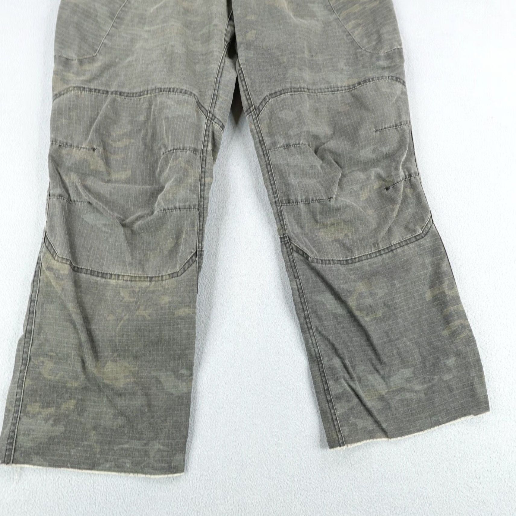 Vintage Lancer Tactical Pants XL Mens Gray Camo Ripstop Airsoft BDU Utility Combat Cargo Size US 35 - 3 Thumbnail