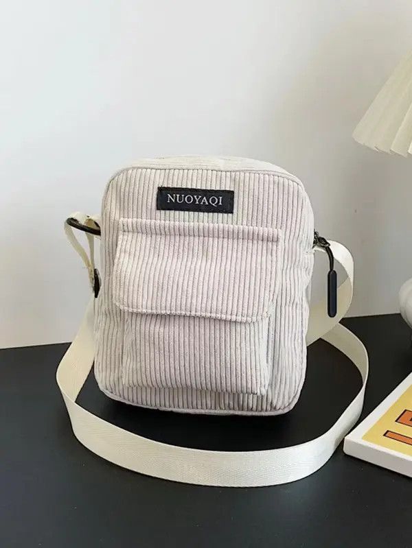 Japanese Brand corduroy cross body bag/satchel Size ONE SIZE - 3 Thumbnail
