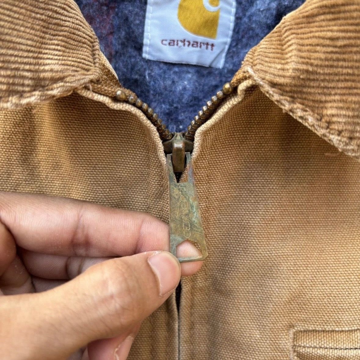 Carhartt Vintage 90s Faded Carhartt Detroit Jacket BRN Size US M / EU 48-50 / 2 - 3 Thumbnail