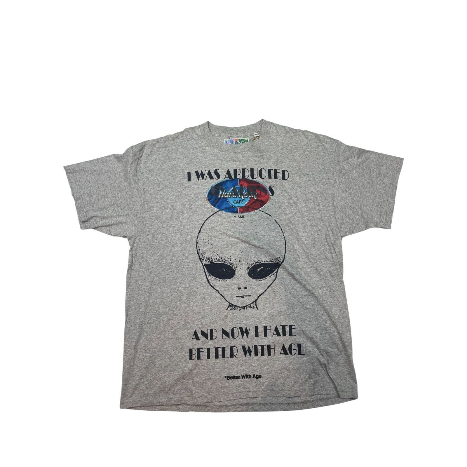 Better With Age Better With Age Abducted By Aliens Grey Tee Size US XXL / EU 58 / 5 - 1 Thumbnail