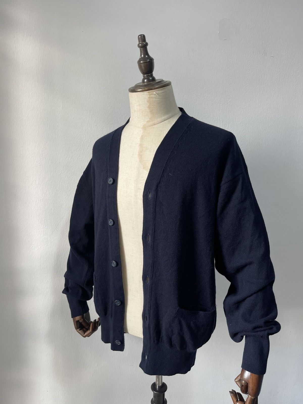Comme des Garcons Homme Plus 1994 Comme Des Garcons Homme Wool Cardigan C1 Size US M / EU 48-50 / 2 - 3 Thumbnail