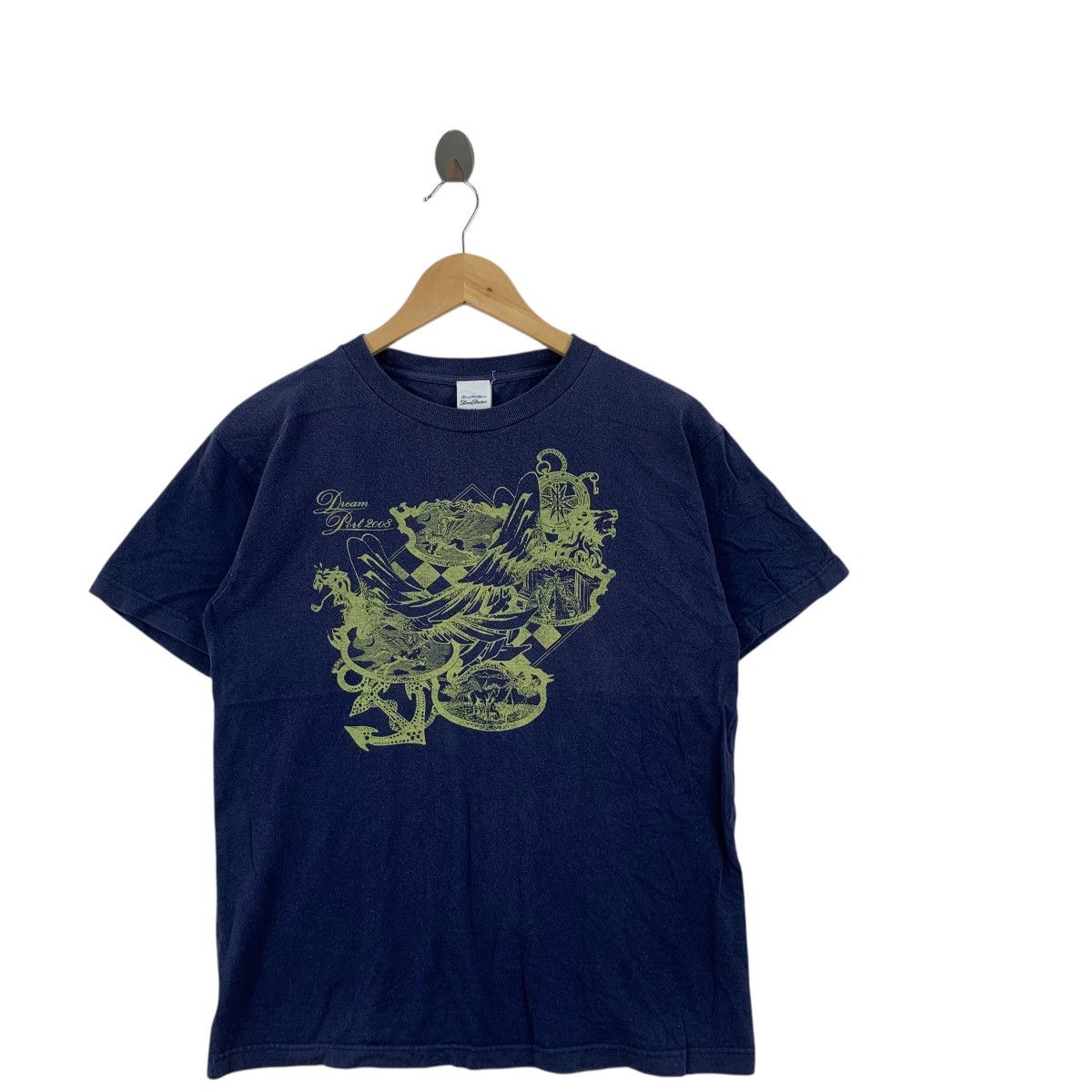 Band Tees DREAM PORT 2008 Revo & Yuki Kajiura Single Promo Tee Shirt Size US M / EU 48-50 / 2 - 4 Thumbnail