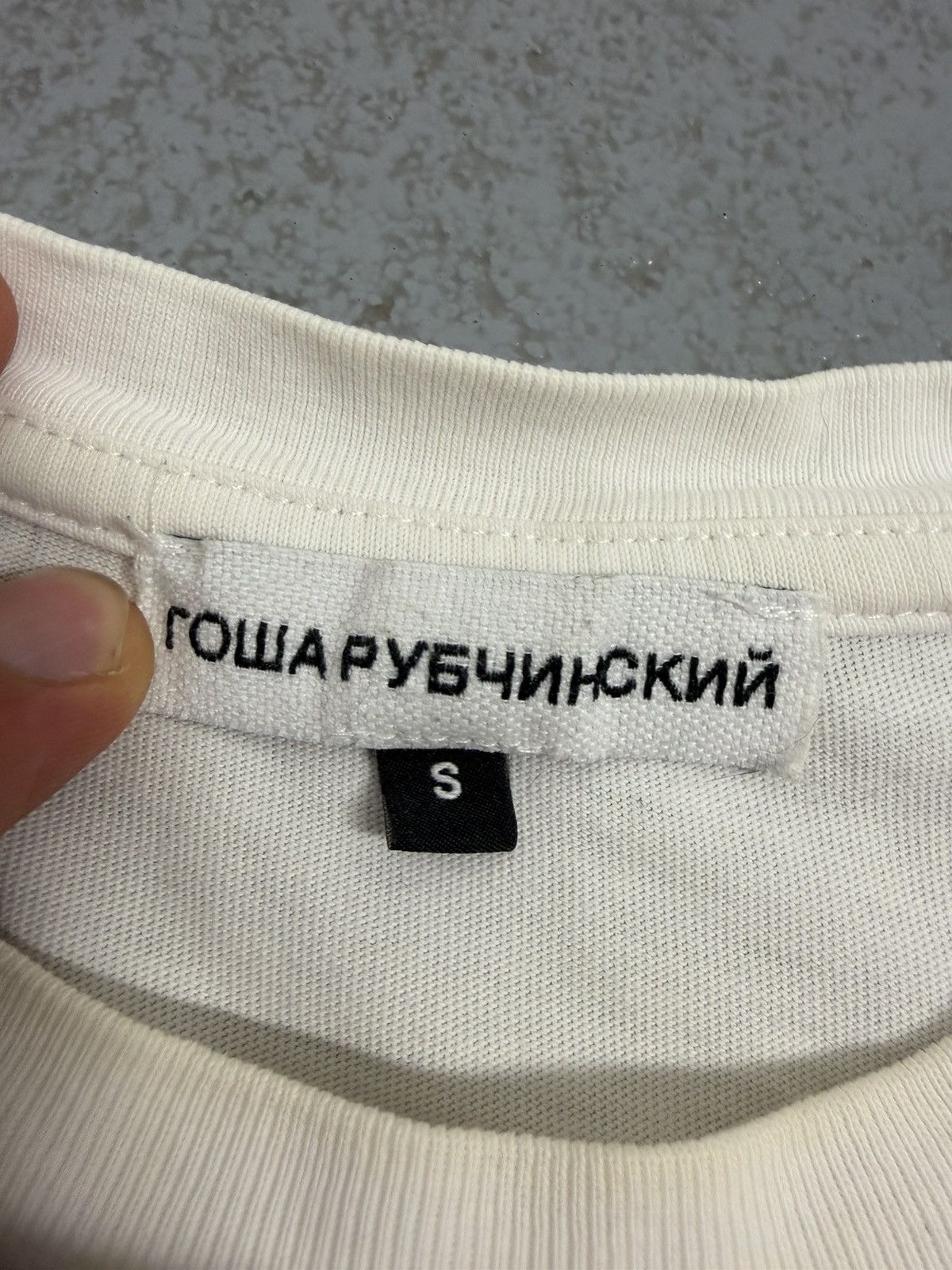 Gosha Rubchinskiy Gosha Rubchinskiy Logo T-Shirt Size US S / EU 44-46 / 1 - 6 Thumbnail
