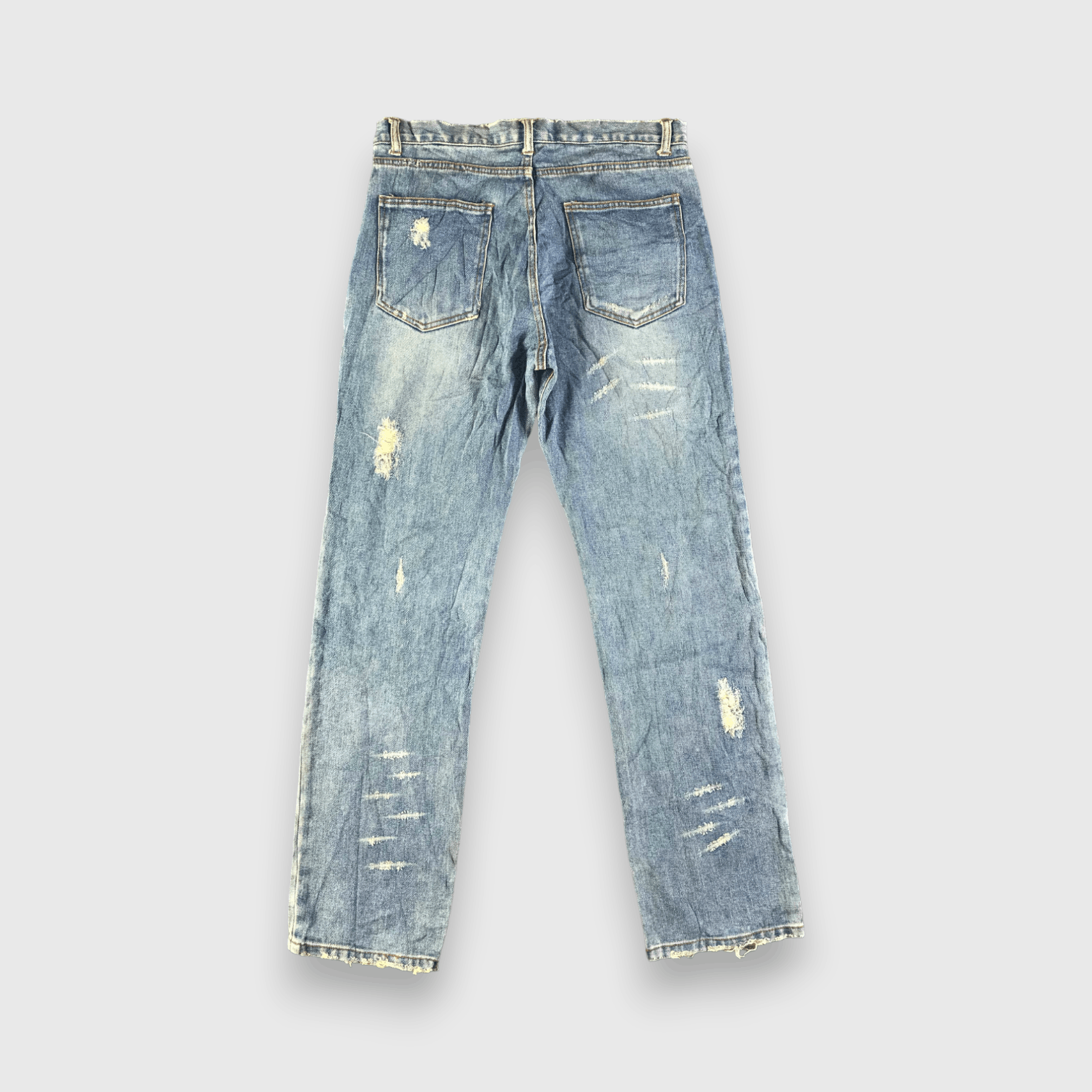 Levi's Vintage Japan Distress Jeans-J4606 Size US 34 / EU 50 - 2 Thumbnail
