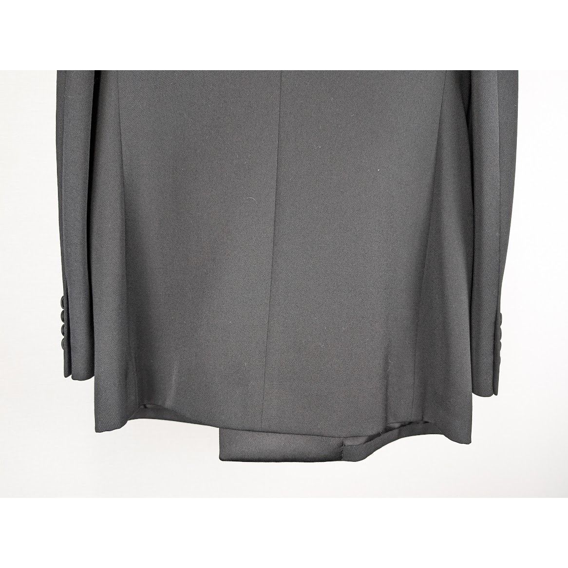 Saint Laurent Paris o1rshd1 Grain De Poudre De Laine Evening Jacket in Noir Size US L / EU 52-54 / 3 - 16 Thumbnail