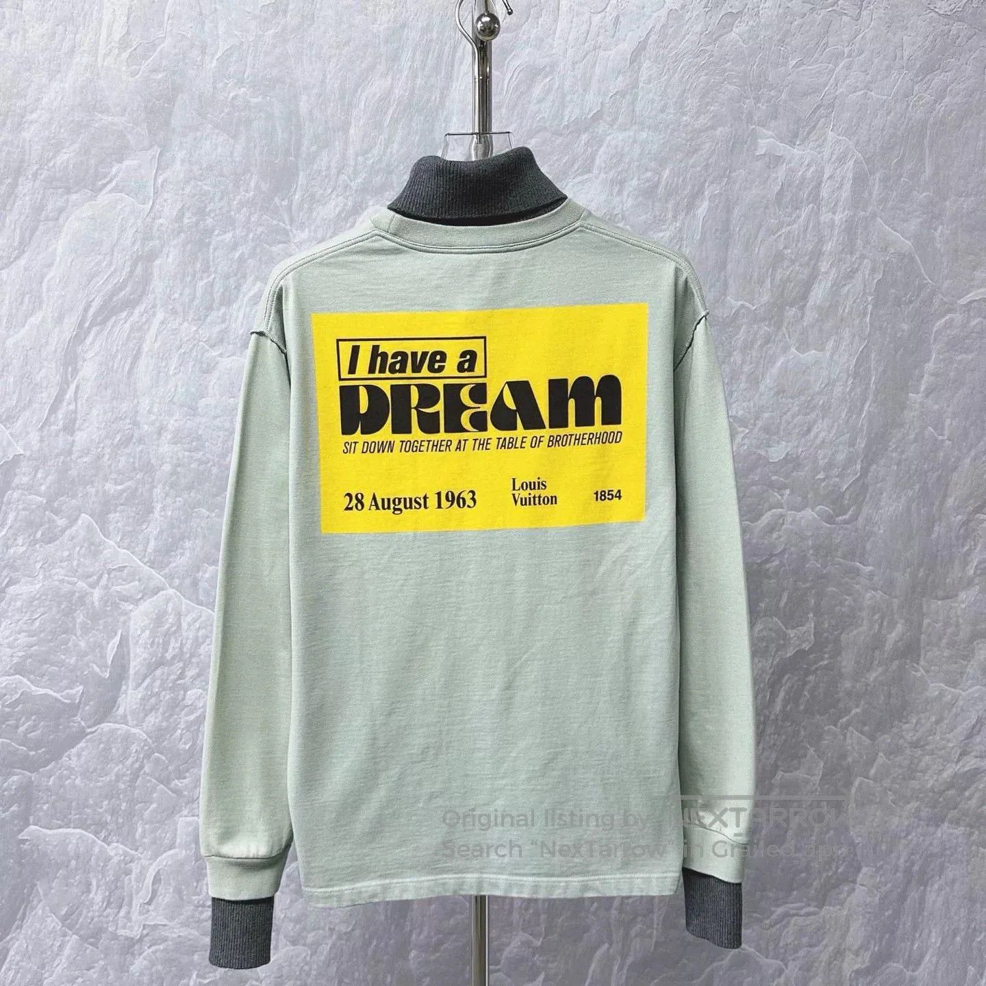 Louis Vuitton louis vuitton high-neck sweatshirt in green. Size US M / EU 48-50 / 2 - 4 Thumbnail