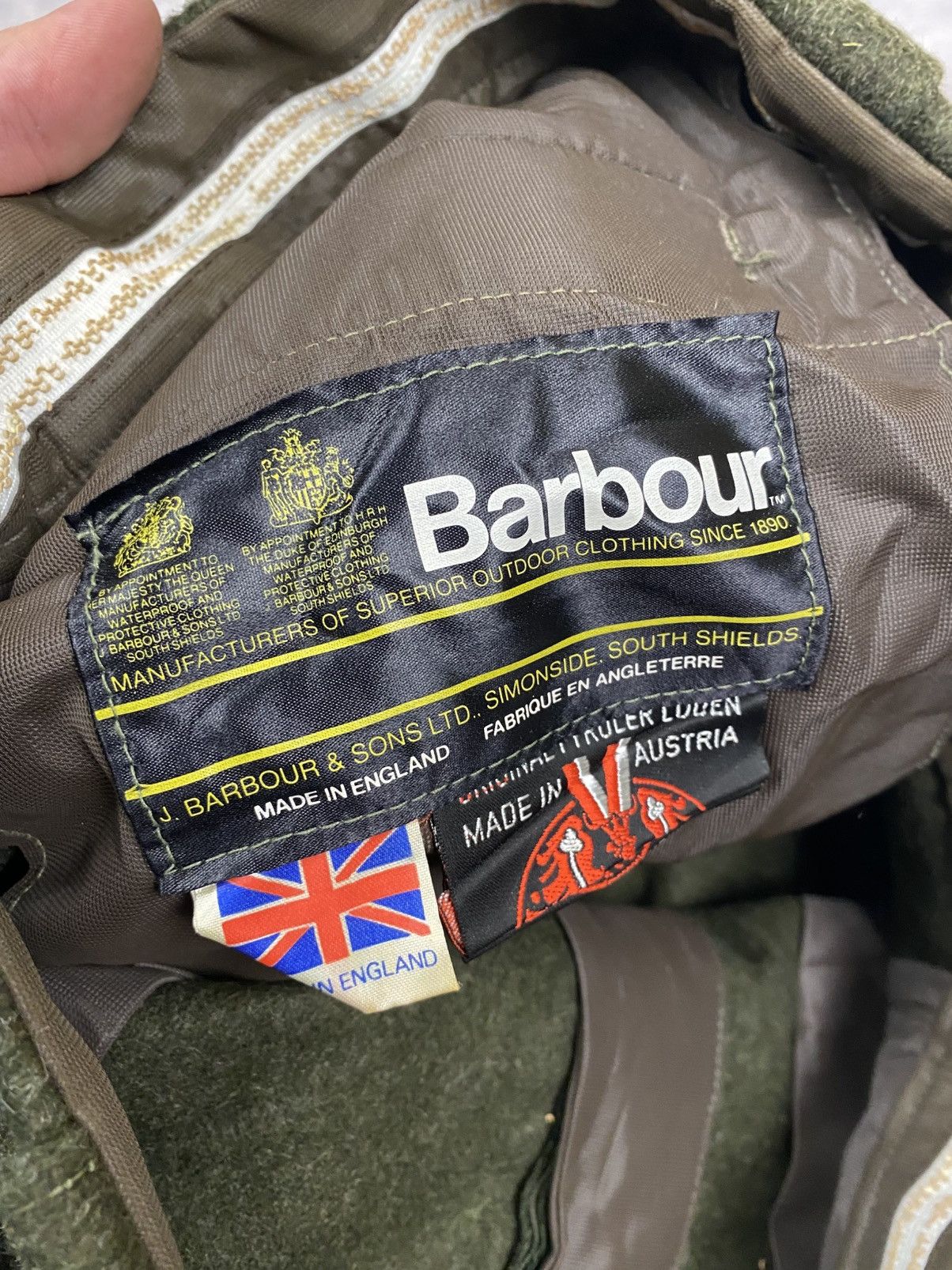 Barbour Barbour Vintage Hunting Austrian Wool Moleskin Breeches Size US 32 / EU 48 - 5 Thumbnail