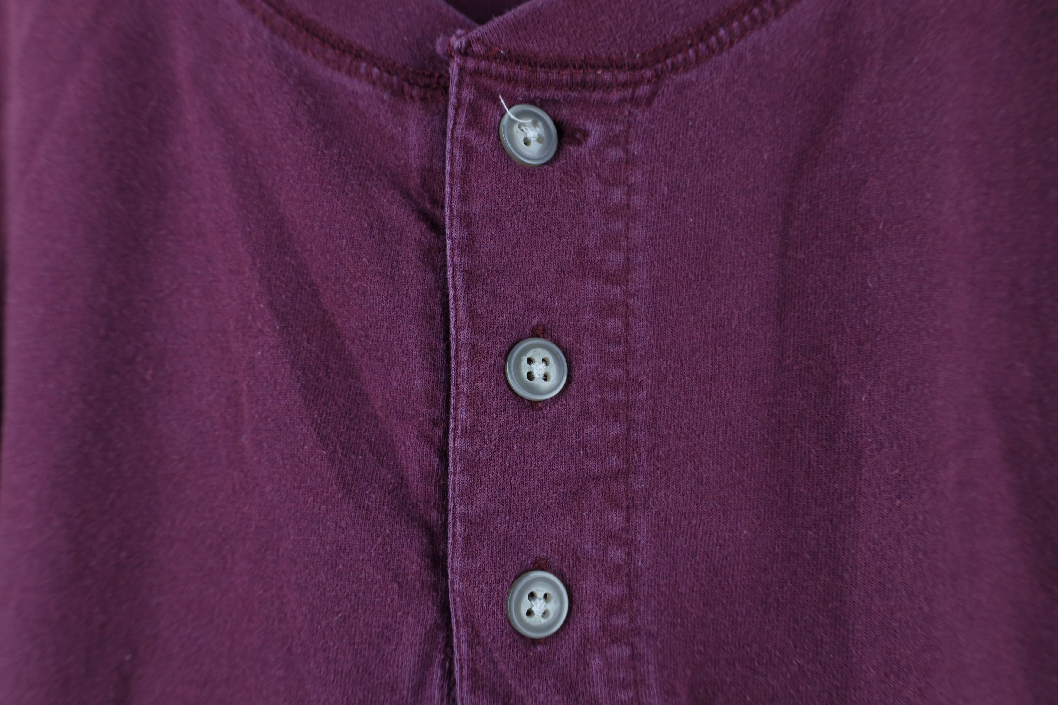 Vintage Vintage 90s Streetwear Cotton Long Sleeve Henley T-Shirt Size US XL / EU 56 / 4 - 4 Thumbnail
