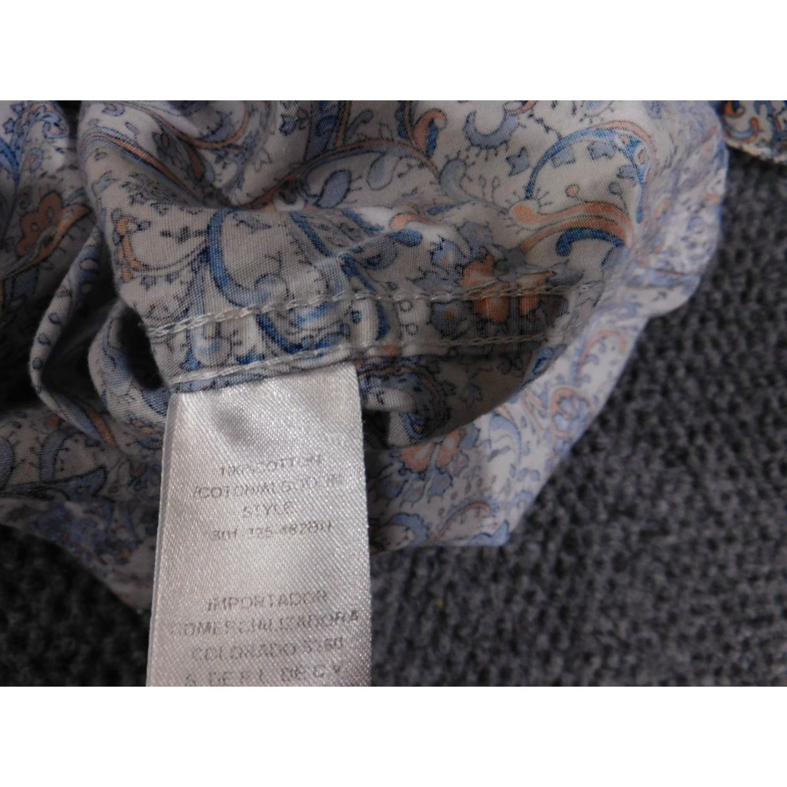 Roper Roper Shirt Mens XL Multicolor Paisley Western Snap Floral Print Size US XL / EU 56 / 4 - 7 Thumbnail
