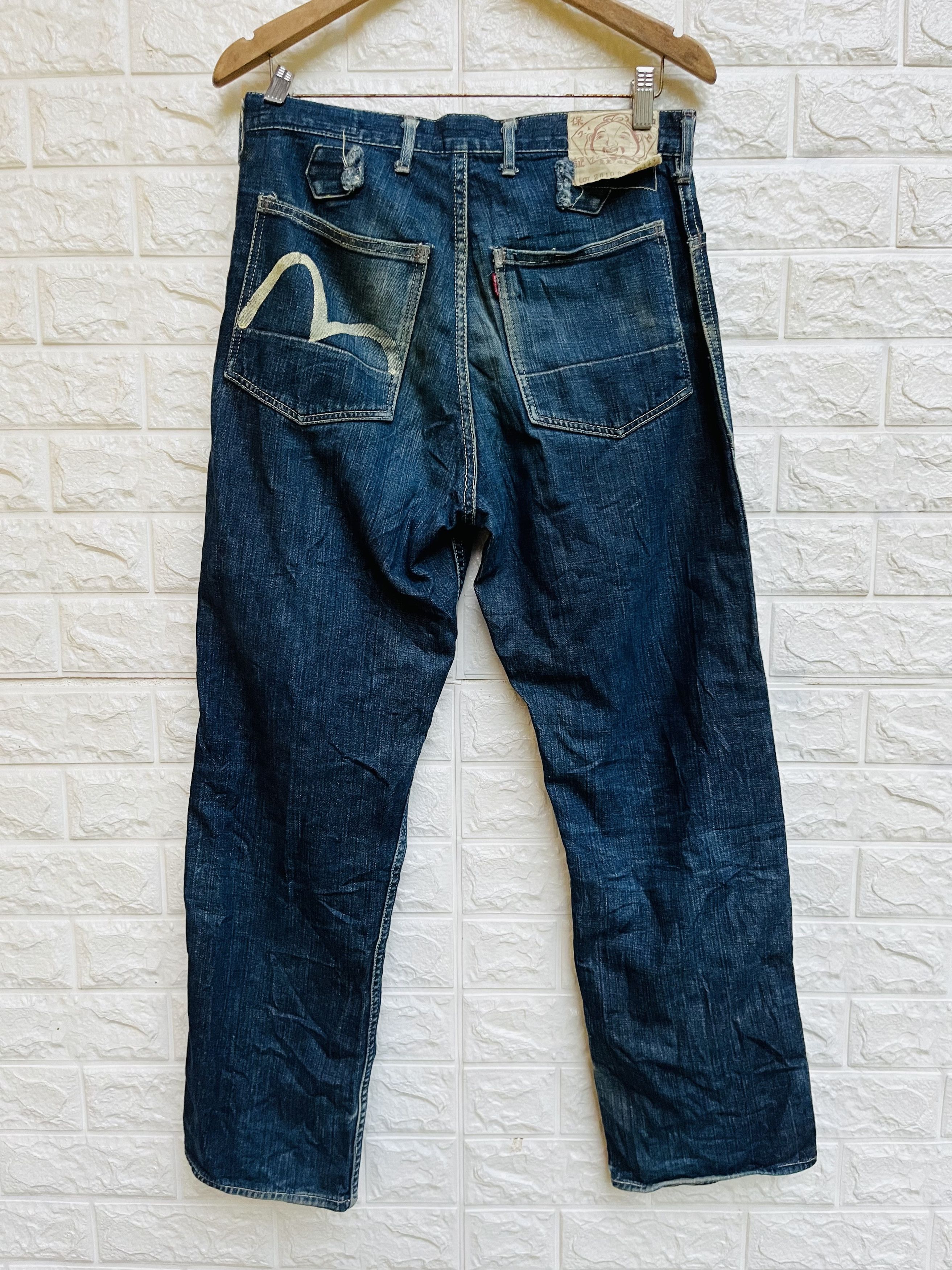 image of Evisu Lot 2010 Japanese Designer Fashion Style in Dark Blue, Men's (Size 31)