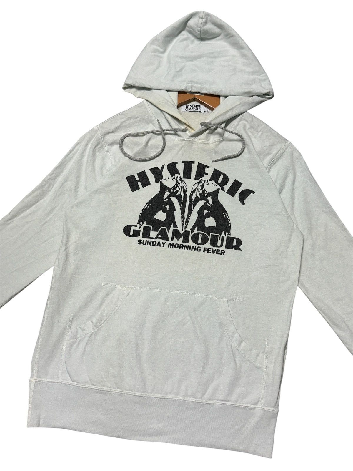Hysteric Glamour 🔥RARE🔥HYSTERIC GLAMOUR “SUNDAY MORNING FEVER” HOODIE TEE💥 Size US M / EU 48-50 / 2 - 4 Thumbnail